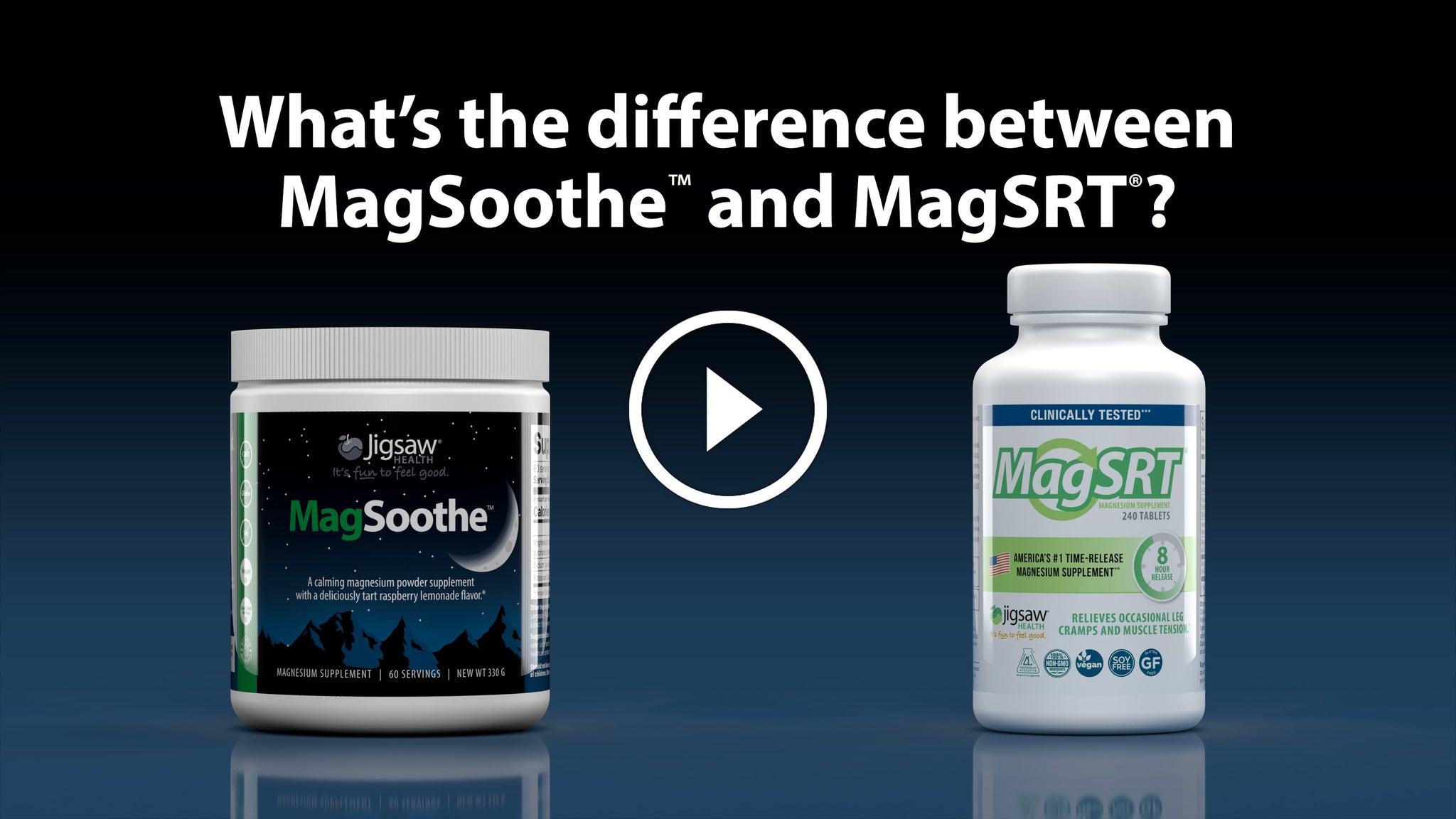 What is the Difference between MagSRT and MagSoothe?