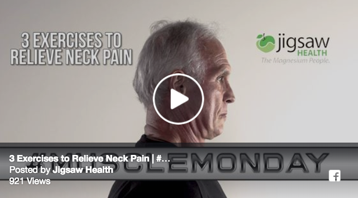 3 Exercises to Relieve Neck Pain | #MuscleMonday