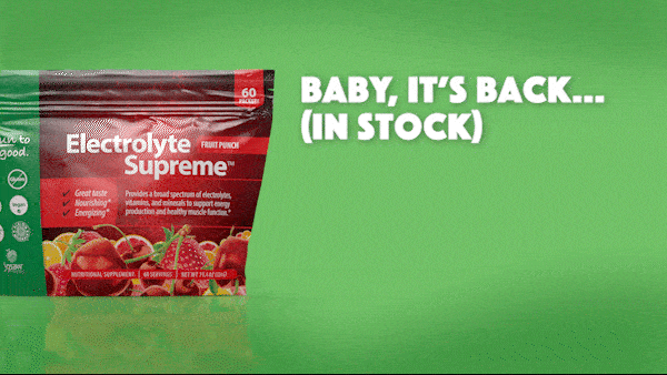 Baby It's Back: Electrolyte Supreme Fruit Punch Bags