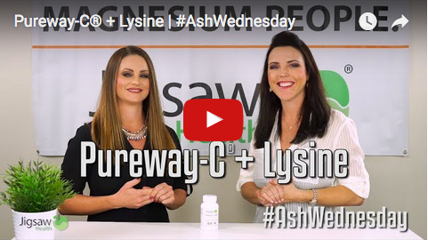 What makes Jigsaw Pureway-C® + Lysine different? | #AshWednesday