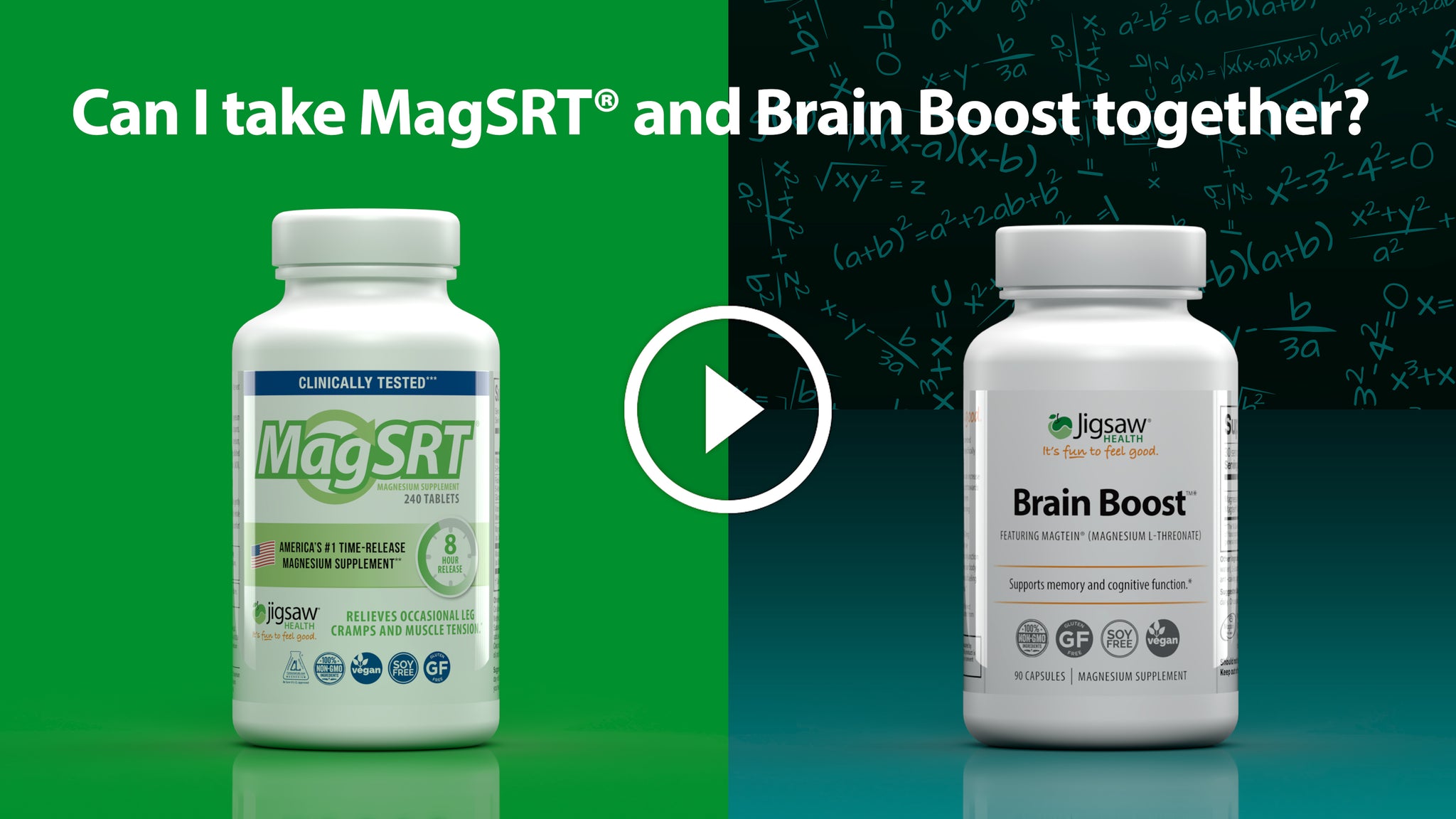 Can I take MagSRT and Brain Boost Together?