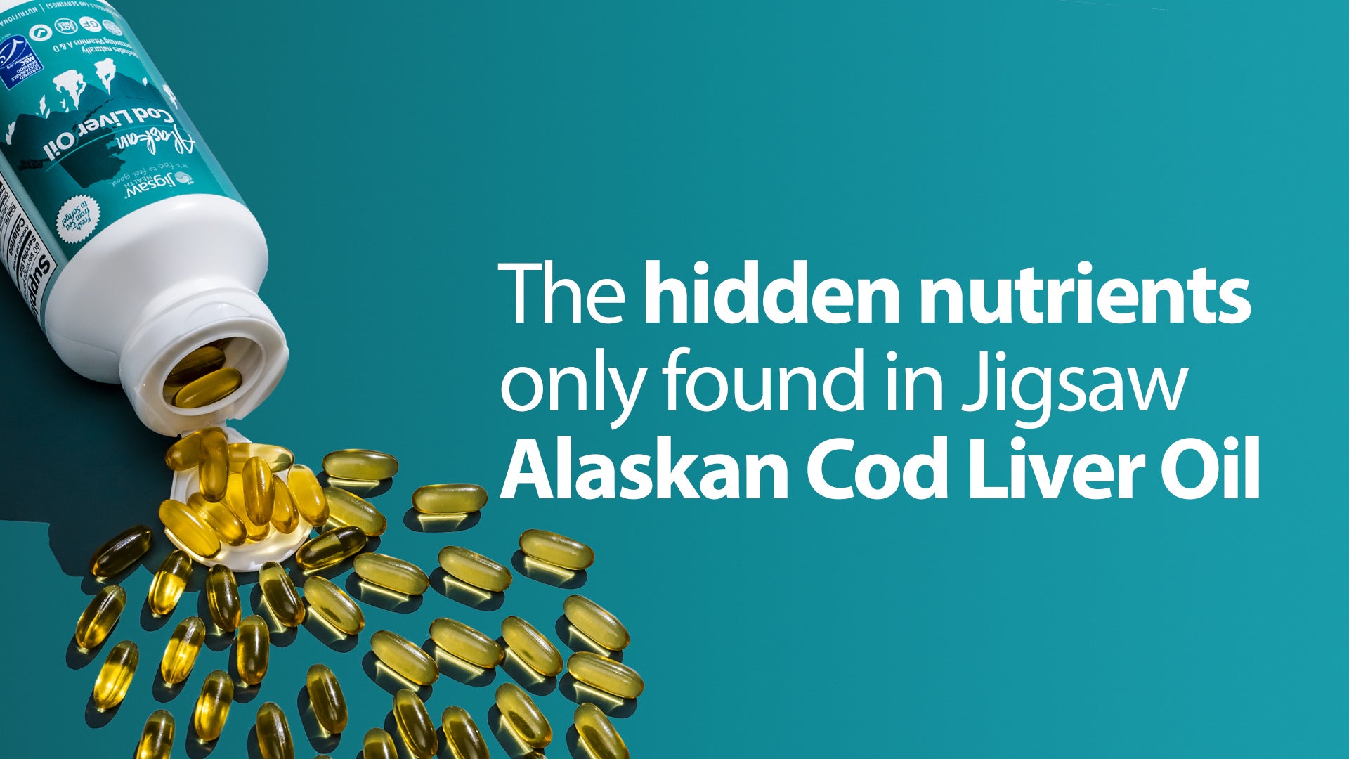 The Hidden Nutrients only found in Jigsaw Alaskan Cod Liver Oil