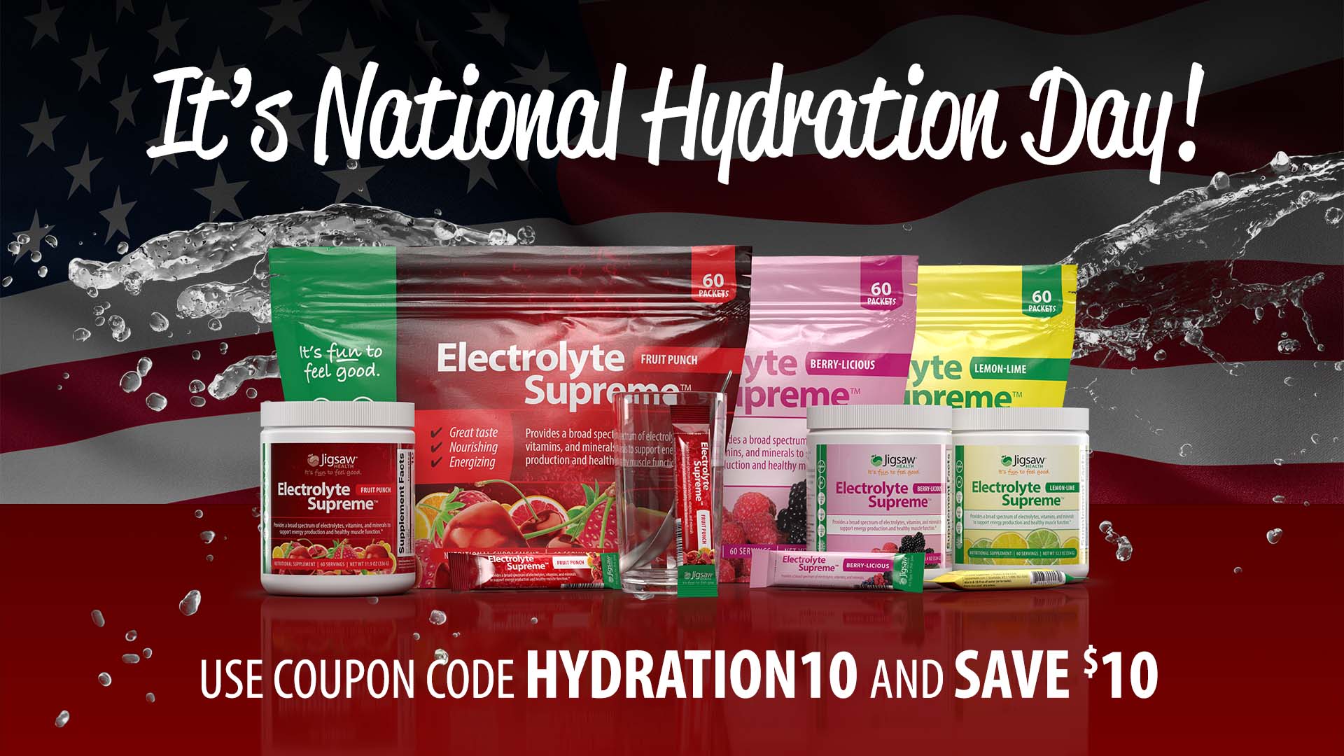 National Hydration Day - June 23, 2021