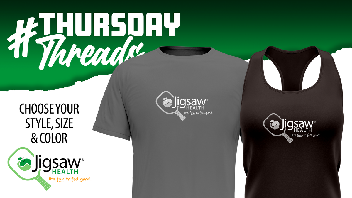 Jigsaw Health Pickleball Logo ThursdayThreads
