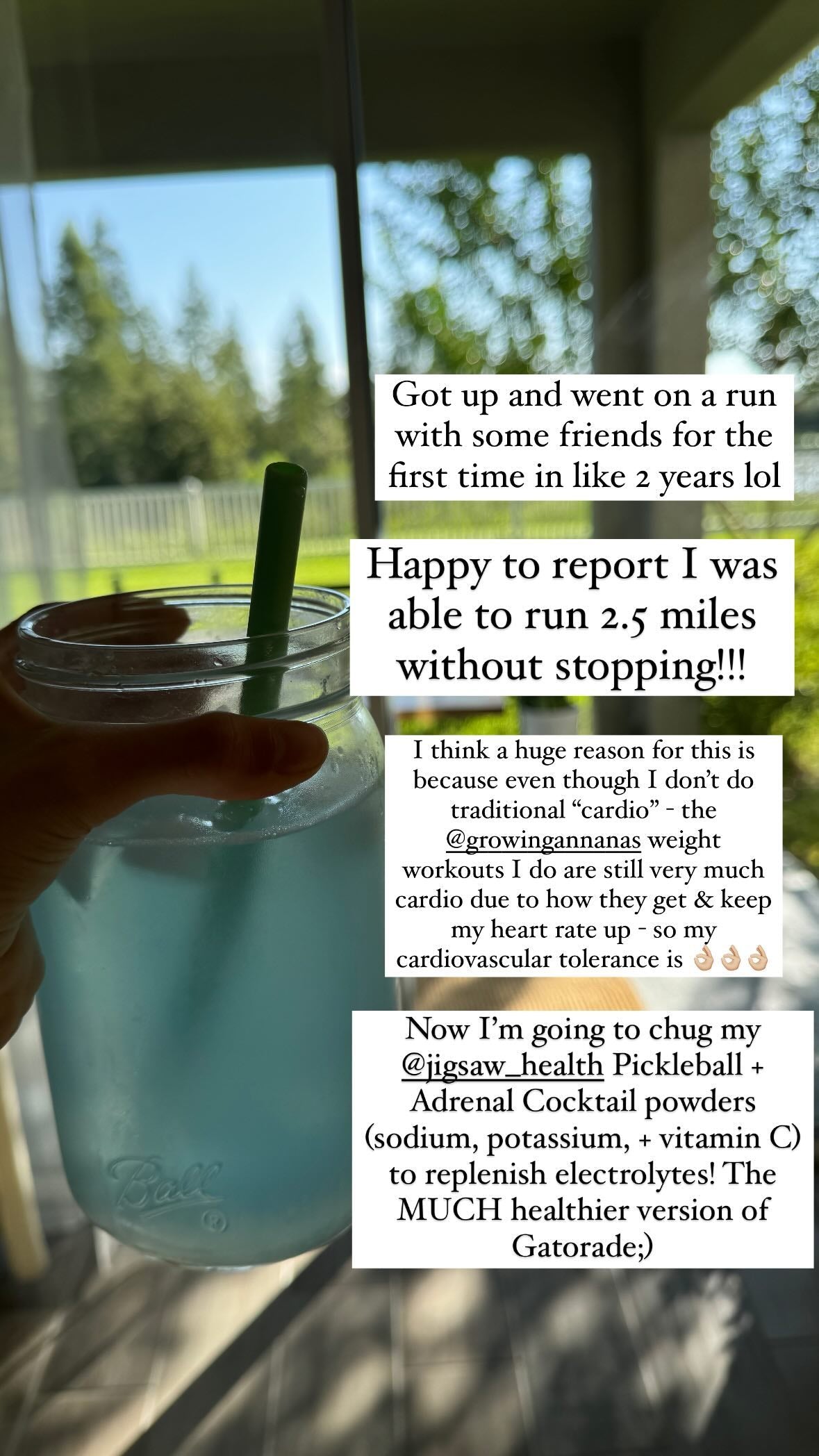 Increased performance with electrolytes