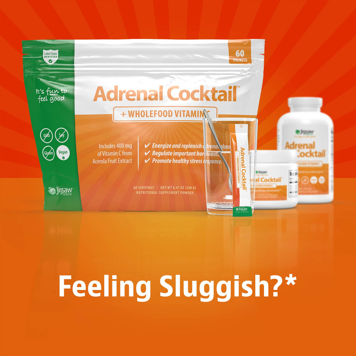 Jigsaw Adrenal Cocktail™ + Wholefood Vitamin C | Adrenal Support
