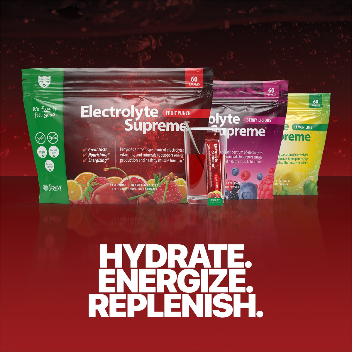 Jigsaw Electrolyte Supreme™ | Electrolyte Powder | Keto-Friendly