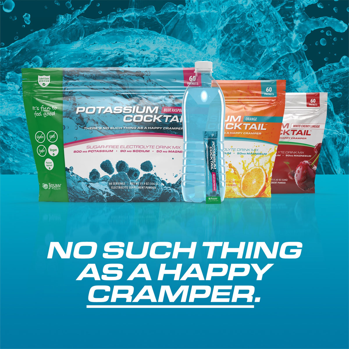 Jigsaw Pickleball Cocktail® | Potassium Electrolyte Drink | Sugar-Free