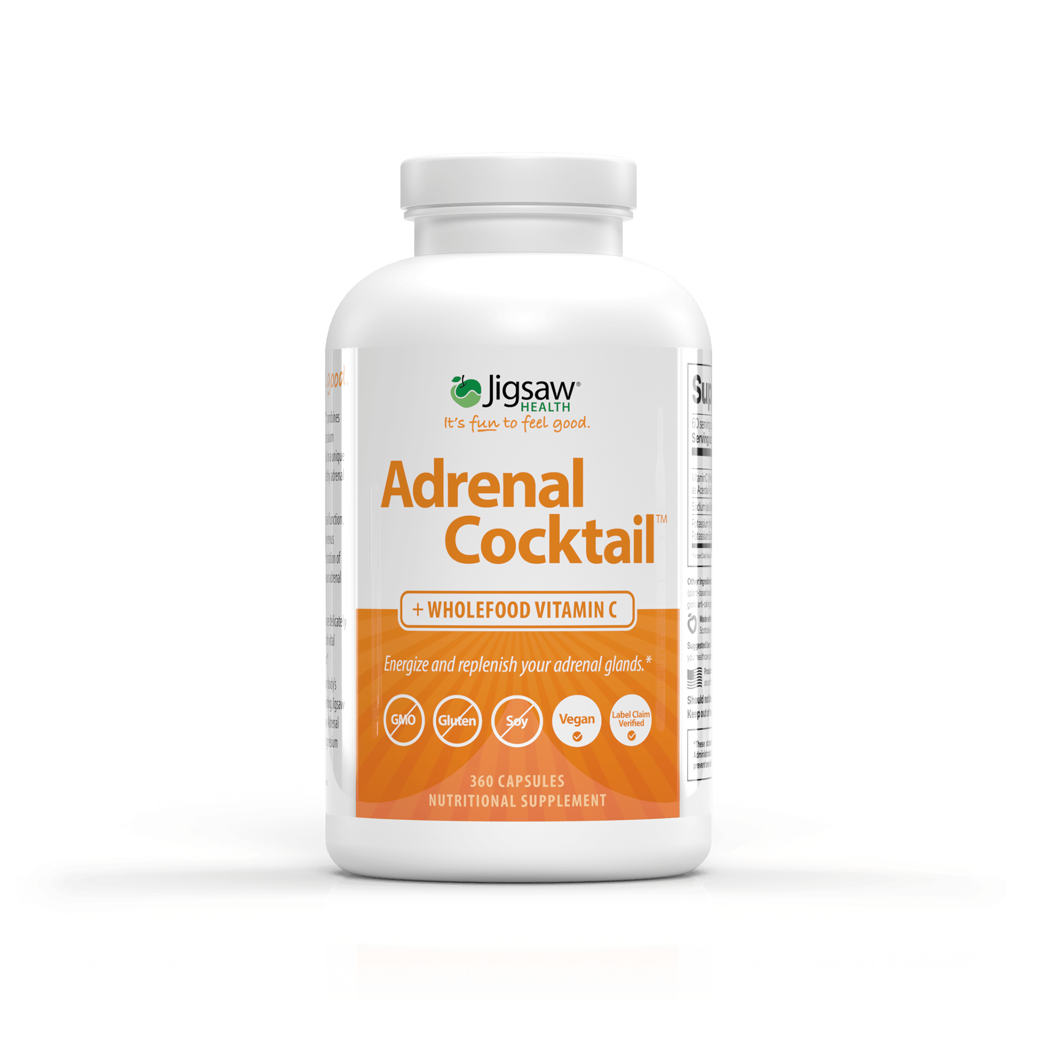 Jigsaw Health Jigsaw Adrenal Cocktail™ + Wholefood Vitamin C