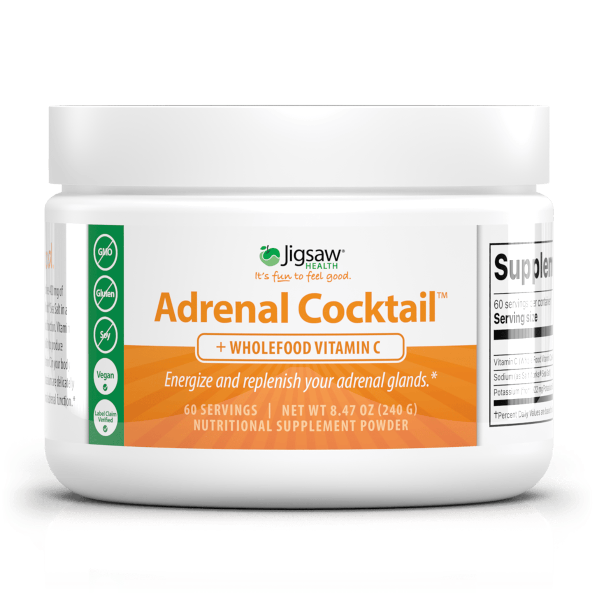 Jigsaw Health Jigsaw Adrenal Cocktail™ + Wholefood Vitamin C