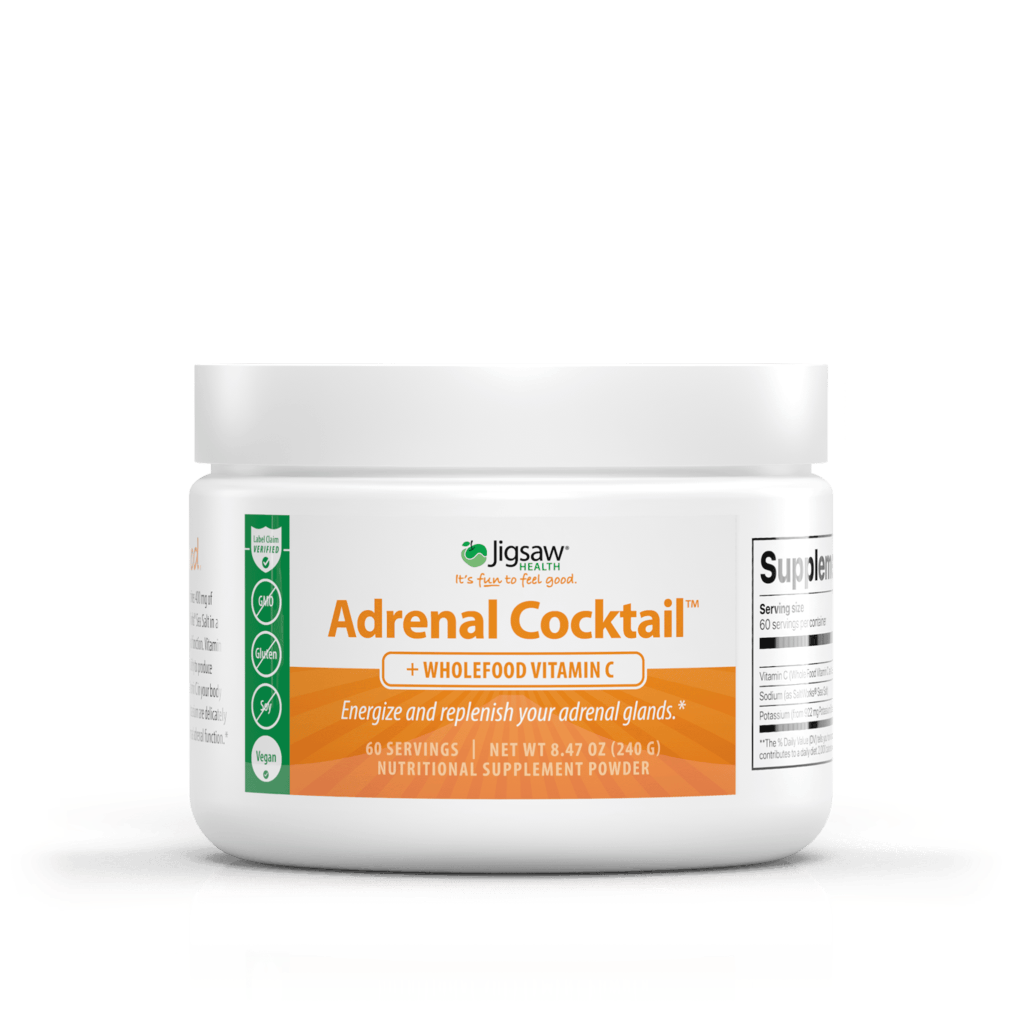 Jigsaw Adrenal Cocktail jar