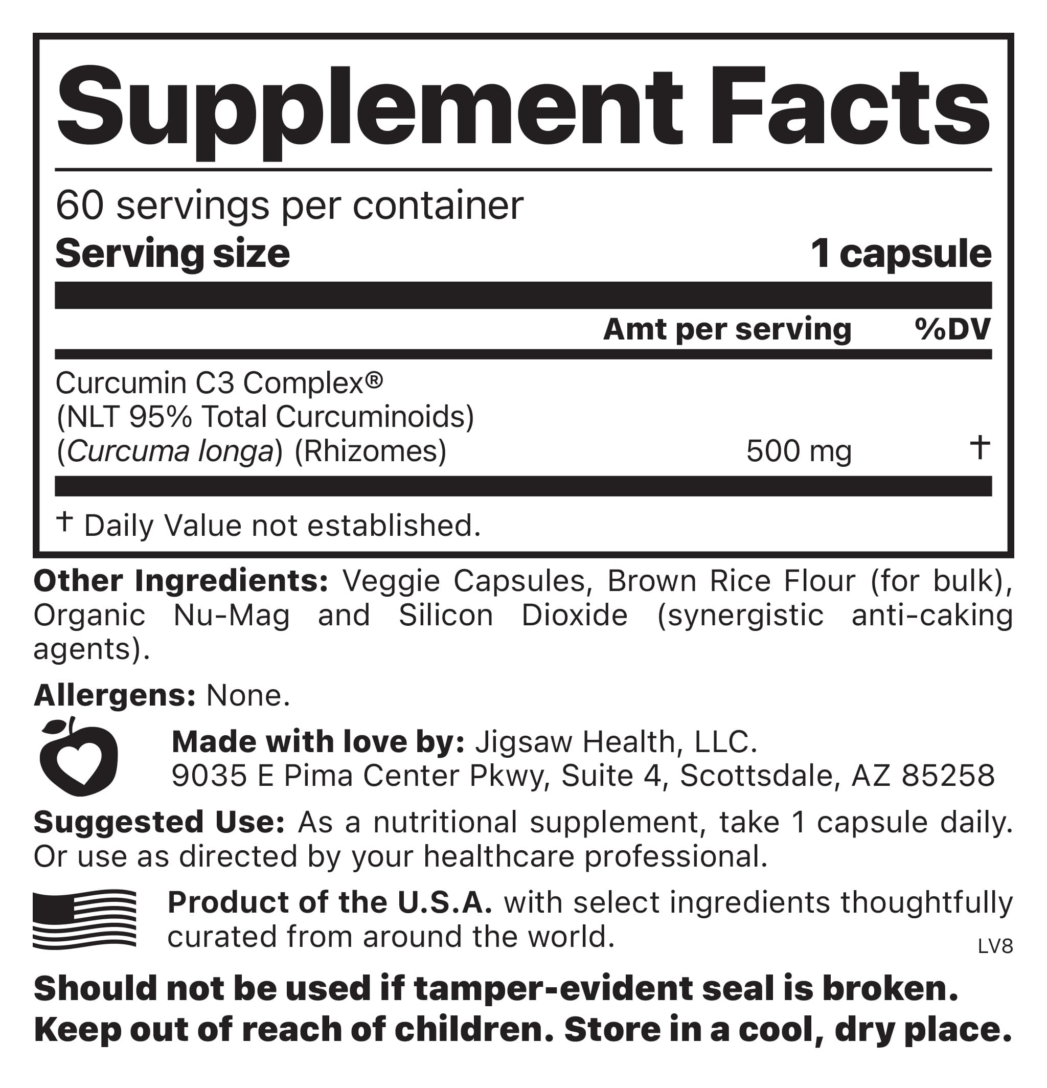 Product Slider Image for Jigsaw Curcumin C3 Complex