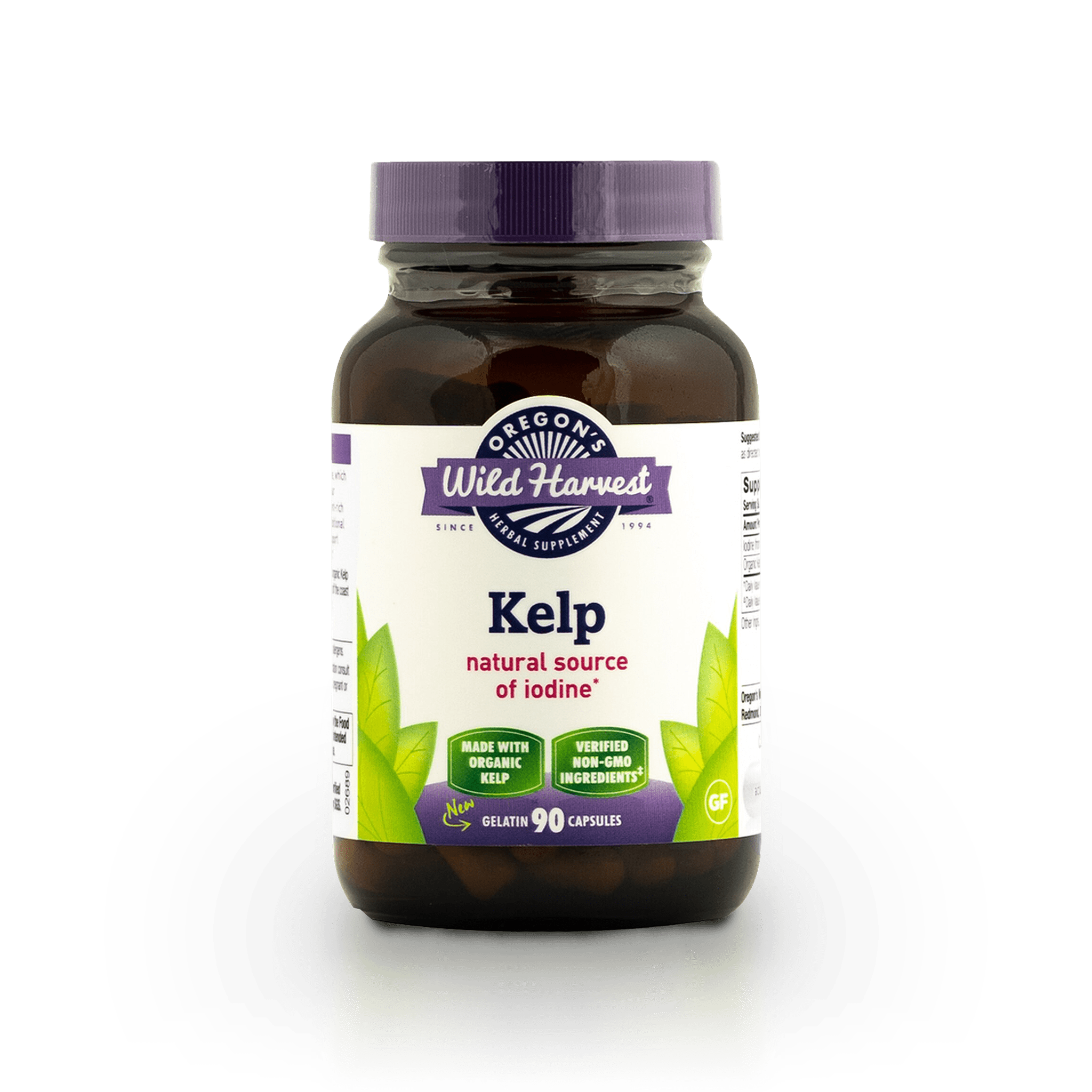 Jigsaw Health Wild Harvest® Organic Iodine from Kelp