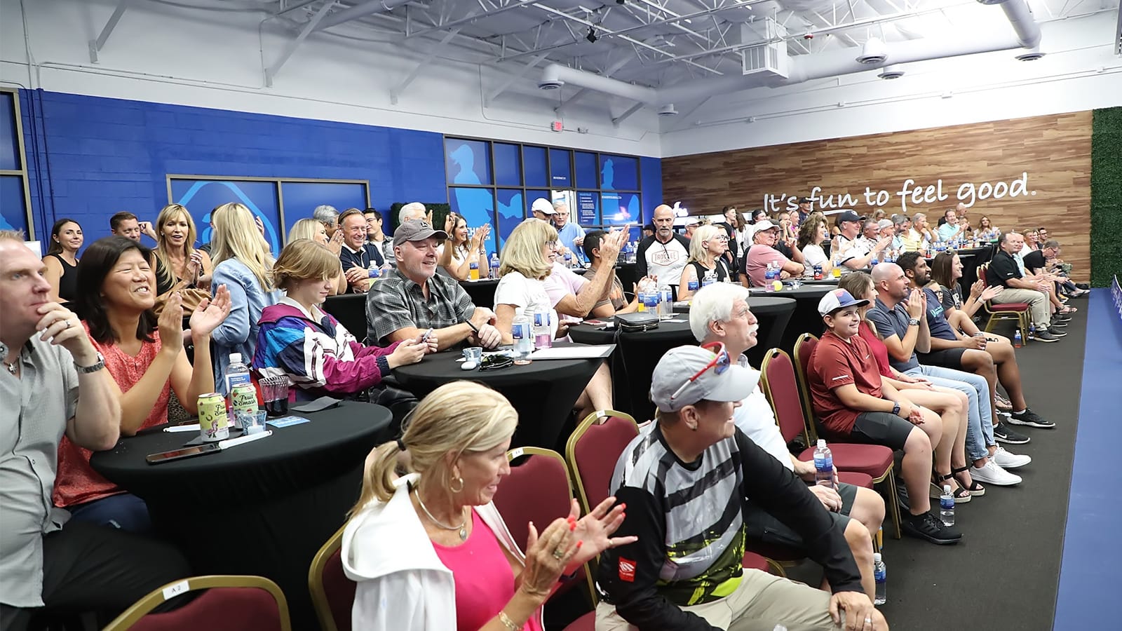 crowd at the Orchard pickleball