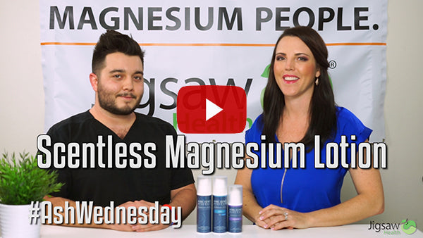 Scent Free Magnesium Lotion | #AshWednesday