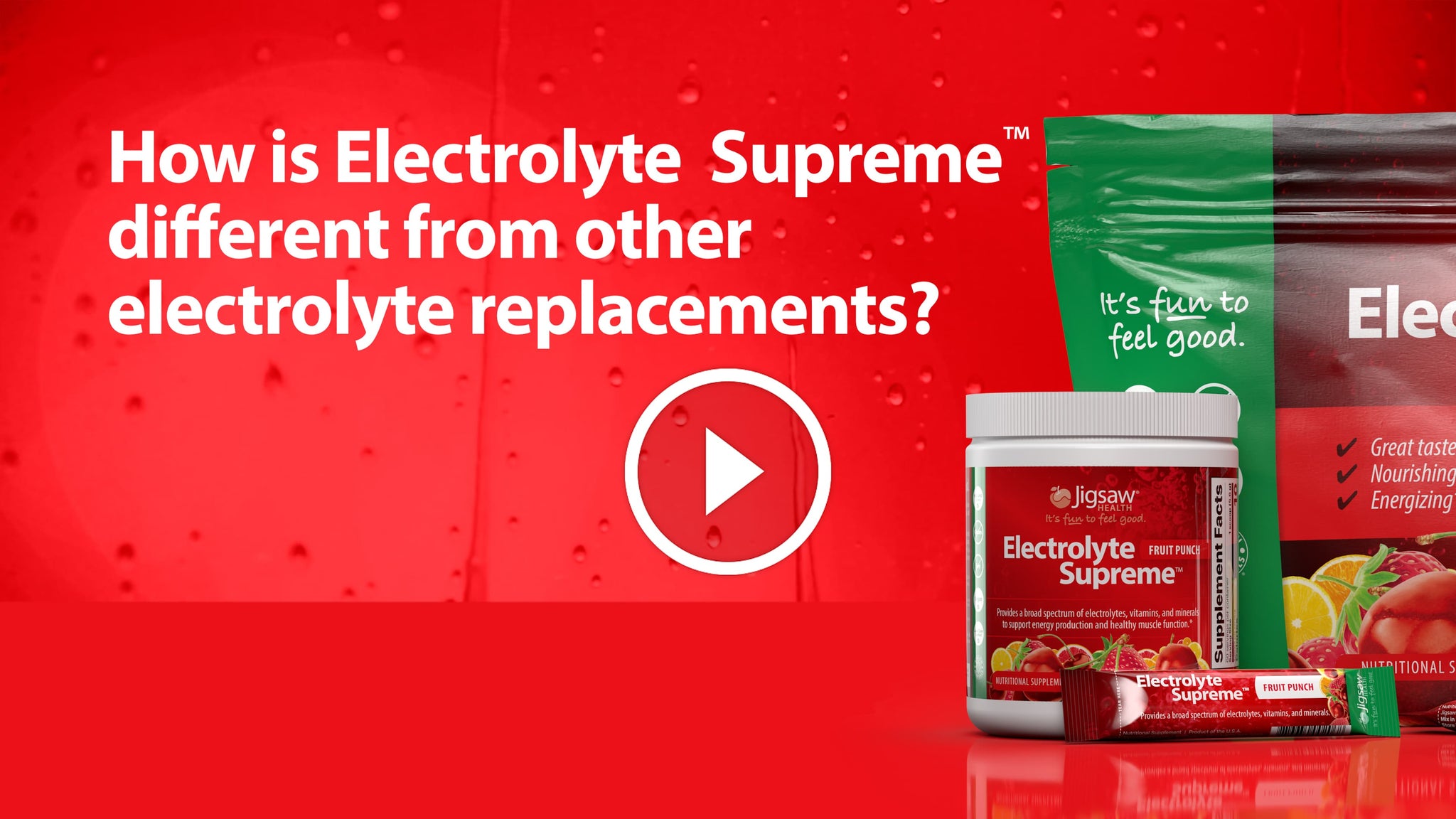 How is Electrolyte Supreme different from other Electrolyte Replacements?