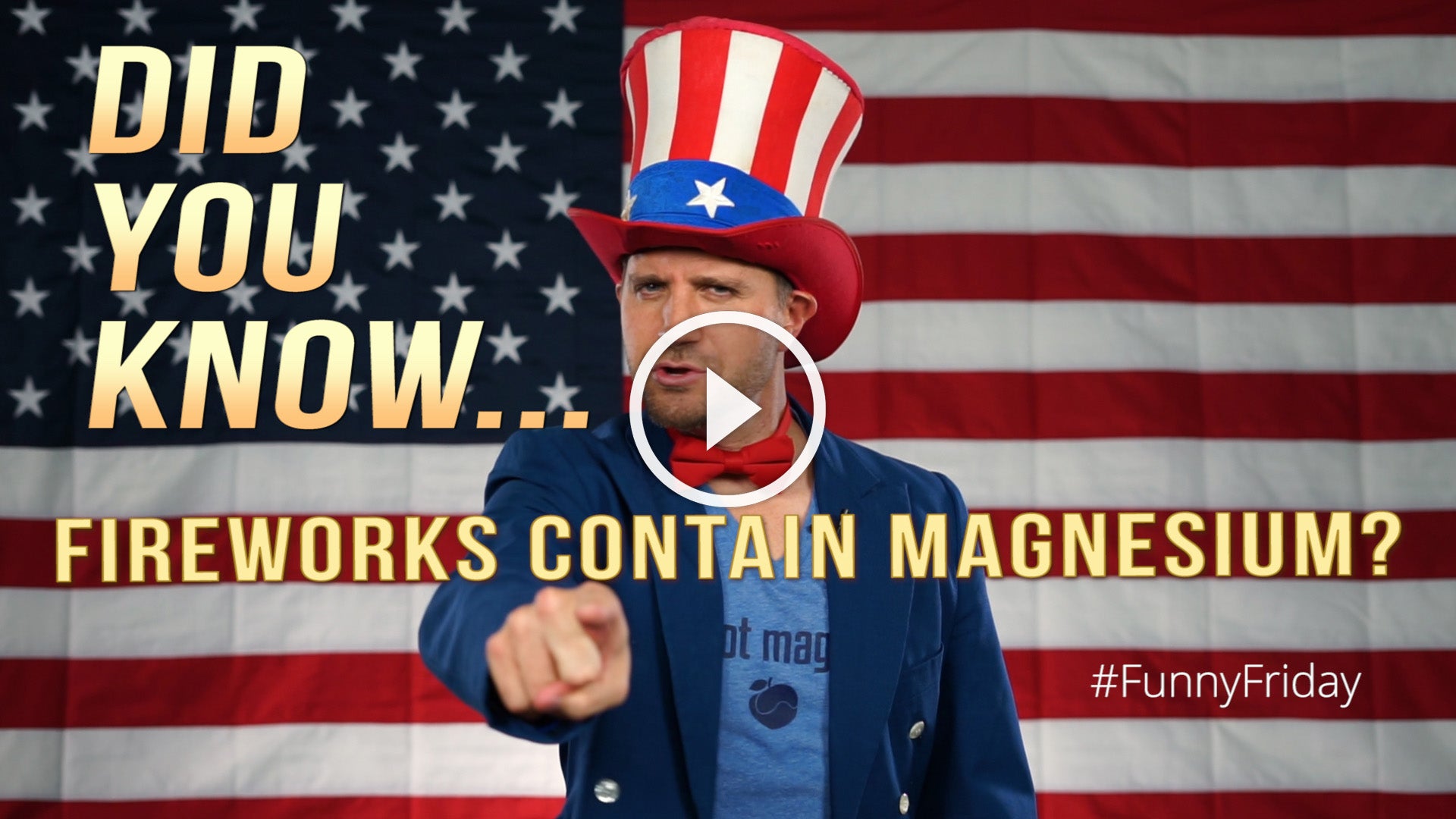 Did You Know Fireworks Contain Magnesium? | #FunnyFriday