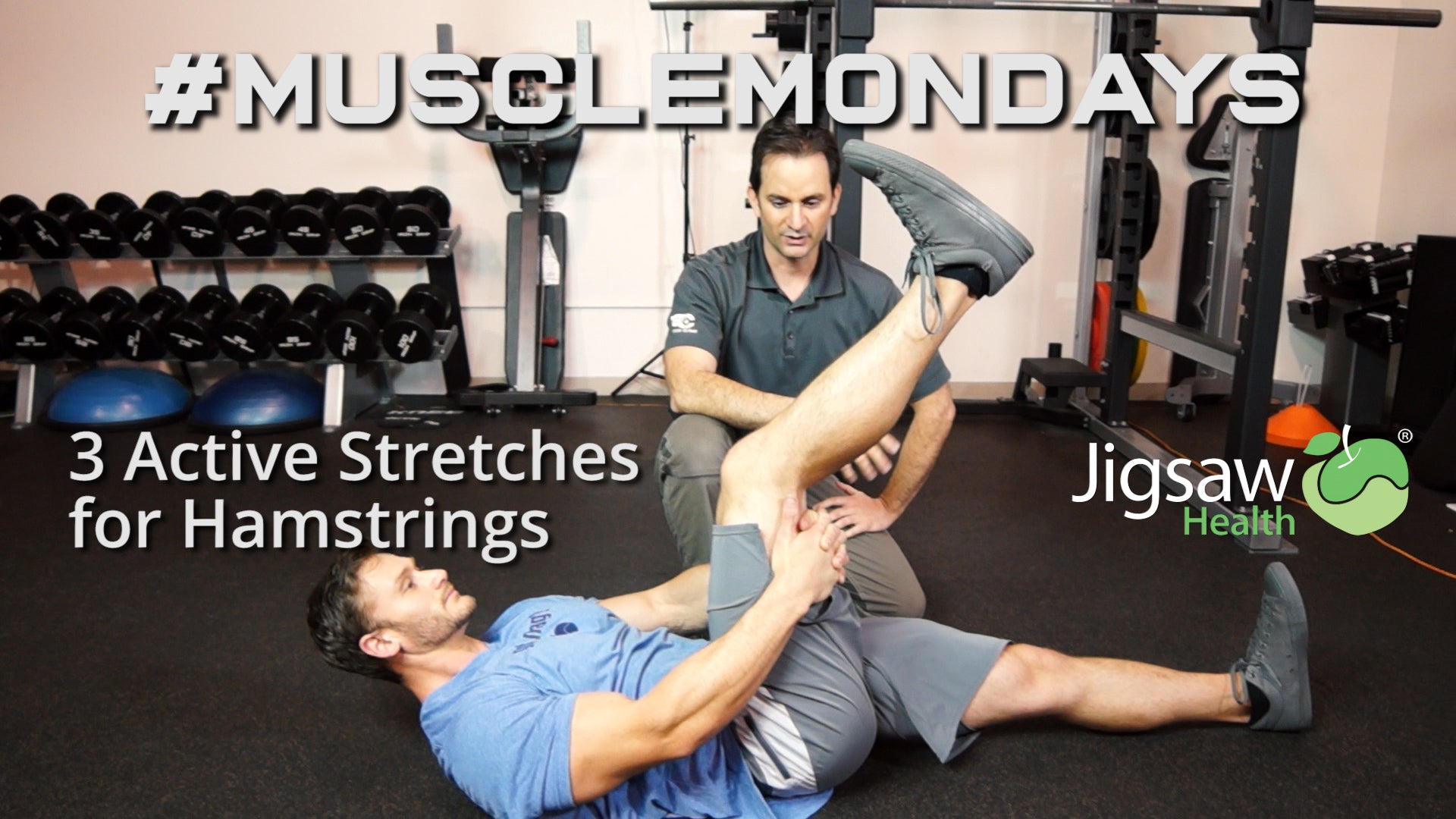 3 Active Hamstring Stretches | #MuscleMonday