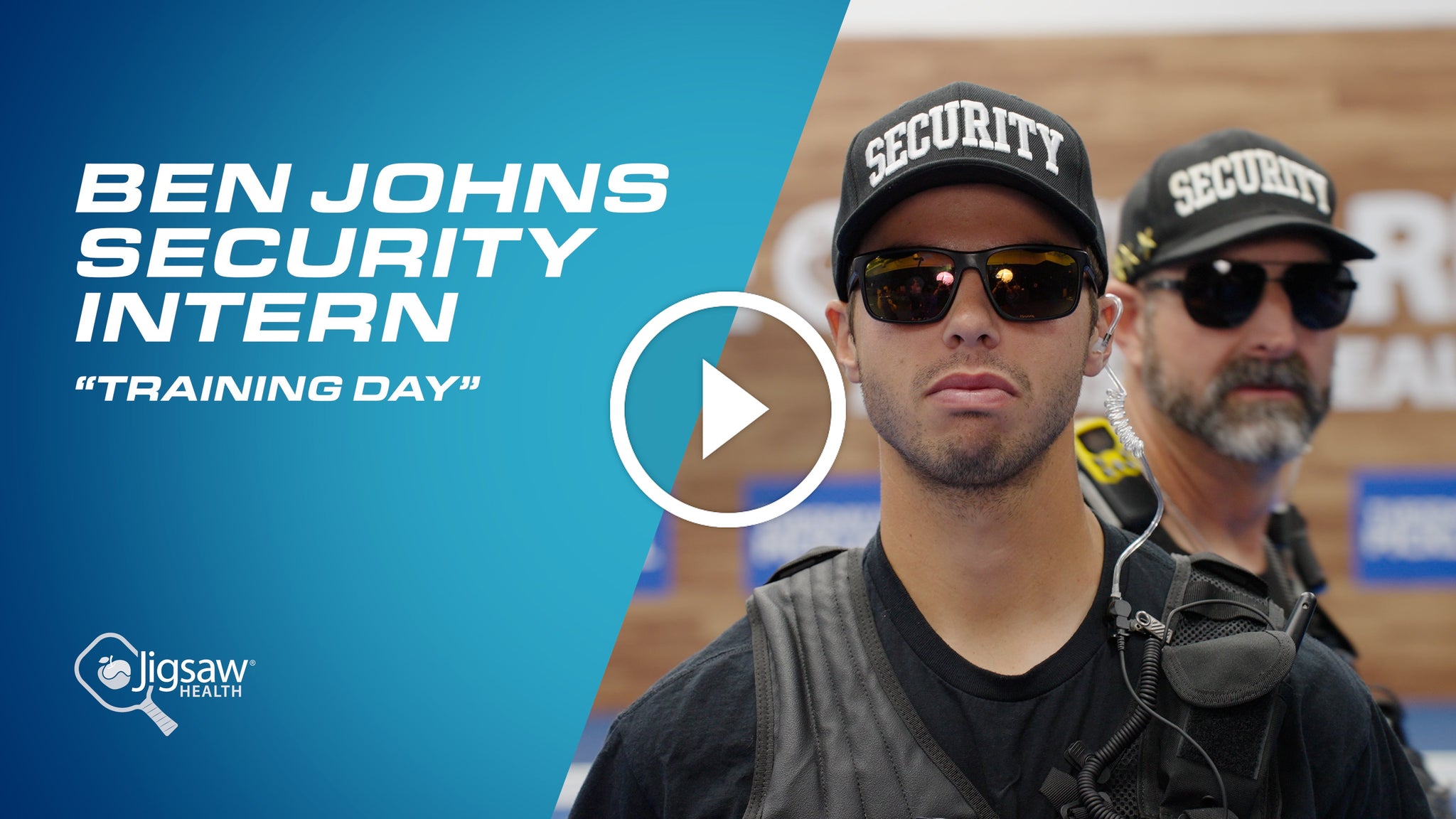 Ben Johns Security Intern "Training Day" | We Love Pickleball, Too