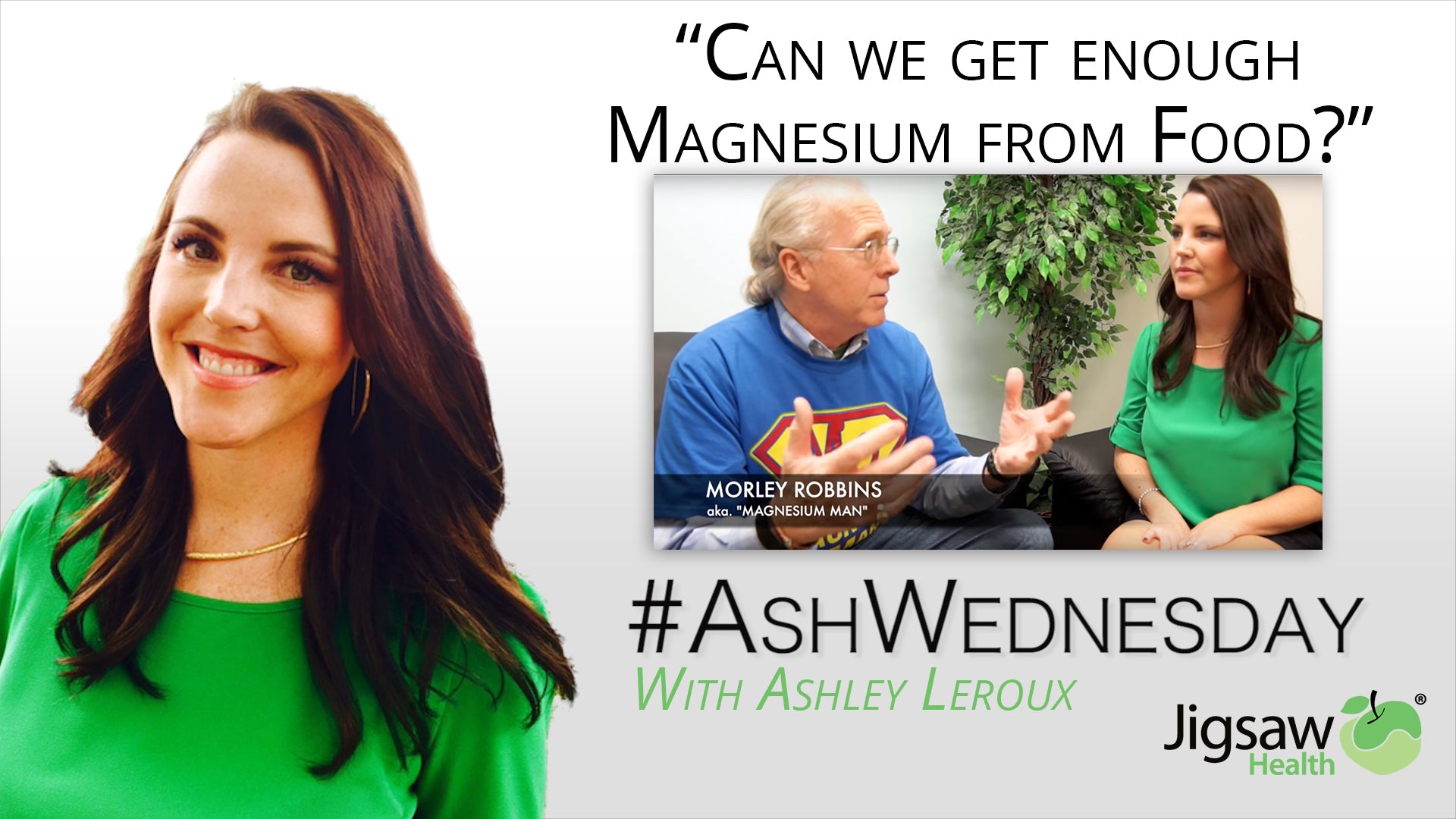 Can we get enough Magnesium from food? with Morley Robbins | #AshWednesday