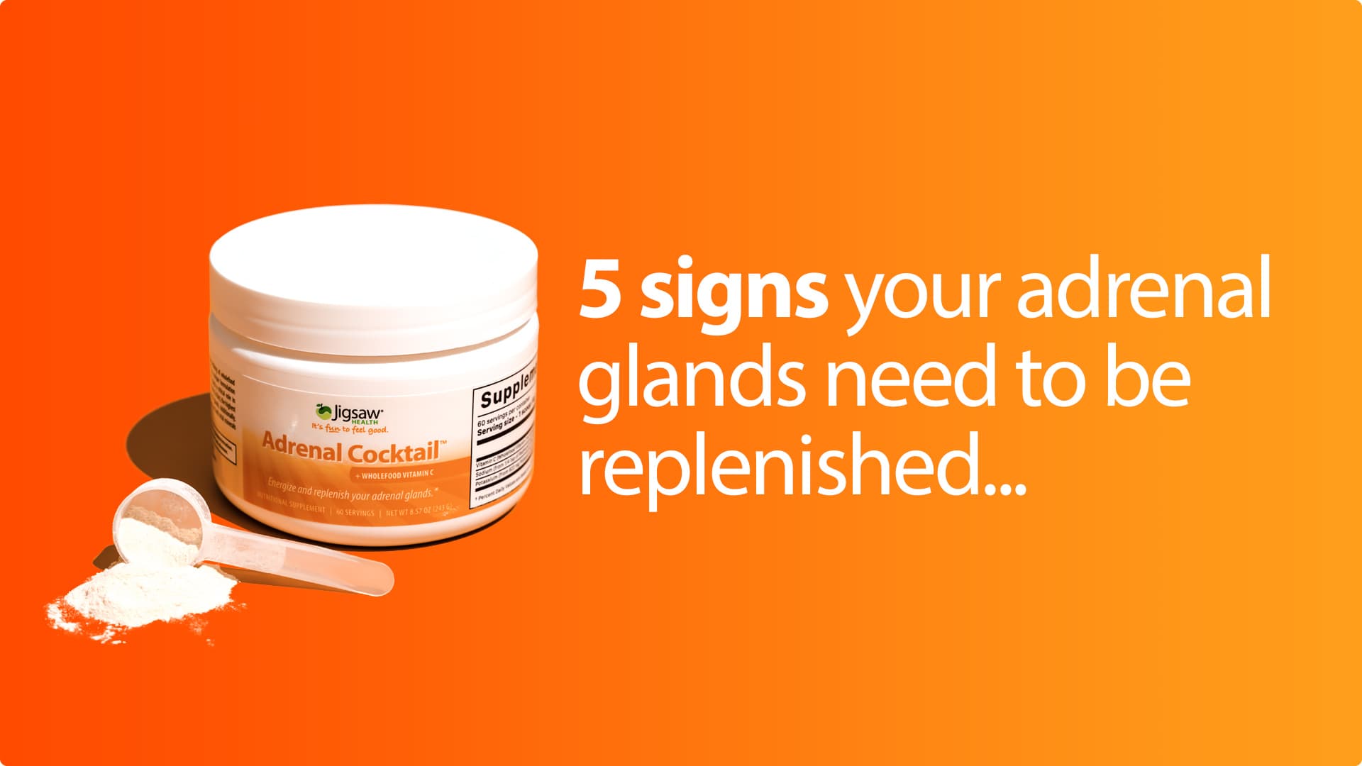 5 Signs Your Adrenal Glands Need to be Replenished...