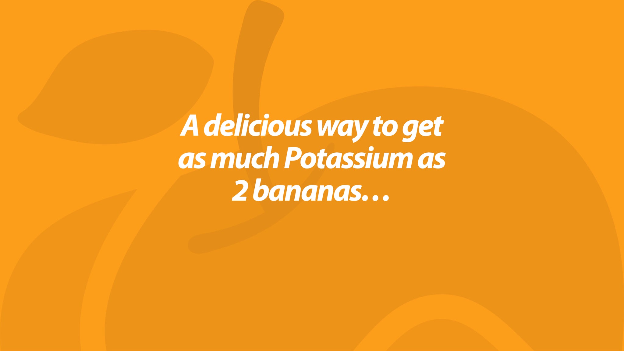 A delicious way to get as much Potassium as 2 bananas…