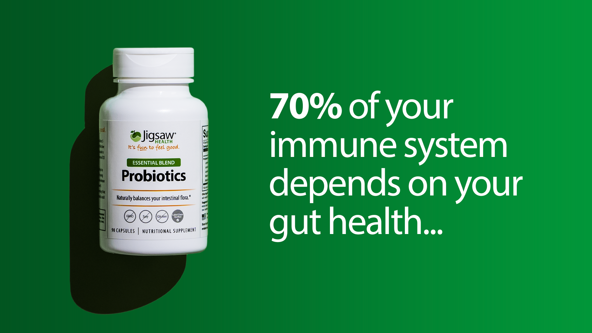 Feed your gut the "right stuff" so you can feel your best...