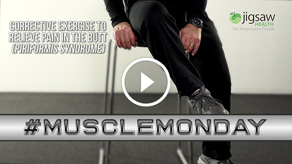 Corrective Exercise to Relieve Pain in the Butt (Piriformis Syndrome) | #MuscleMonday