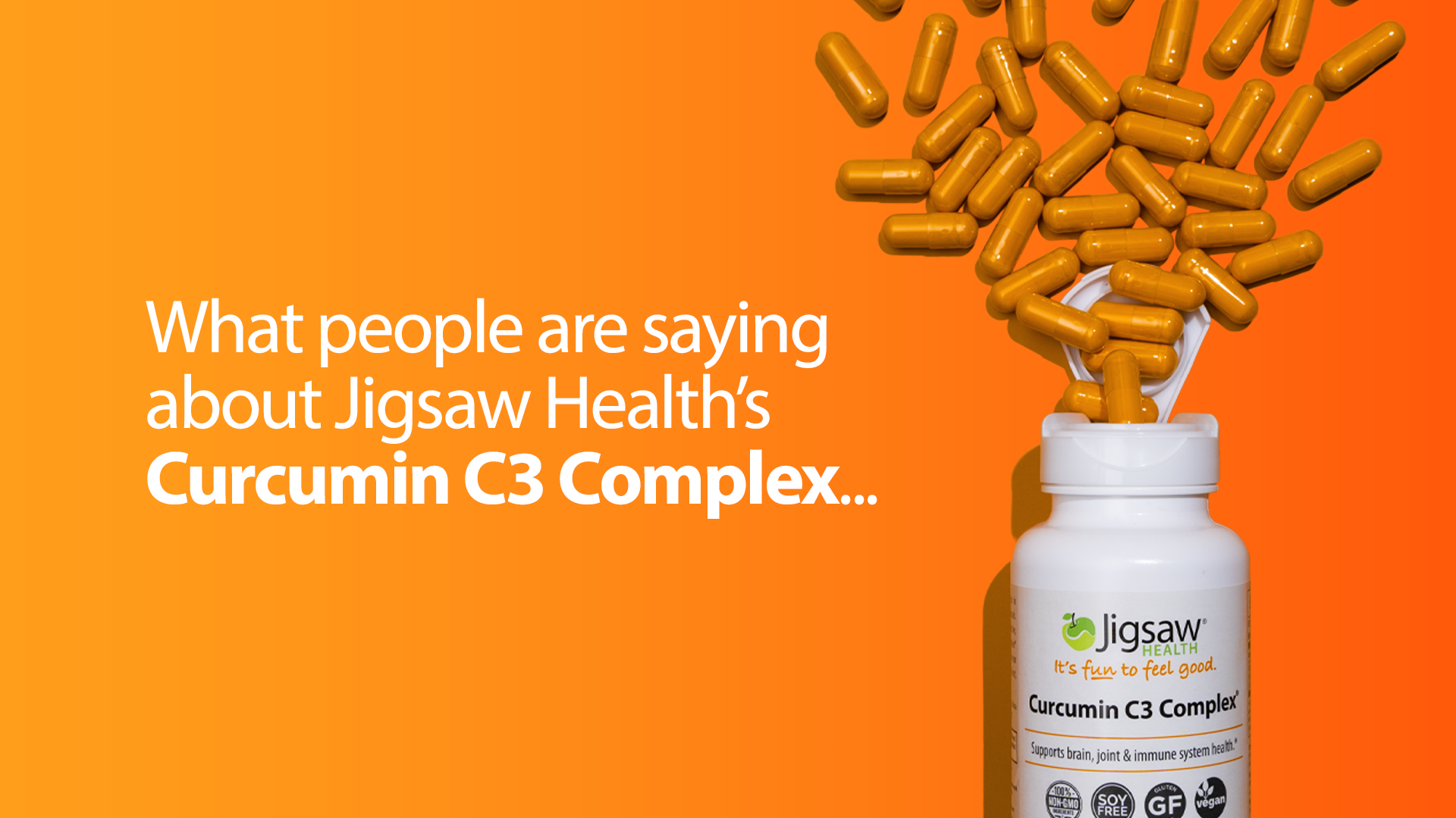 What are people saying about Jigsaw Health's Curcumin C3 Complex?