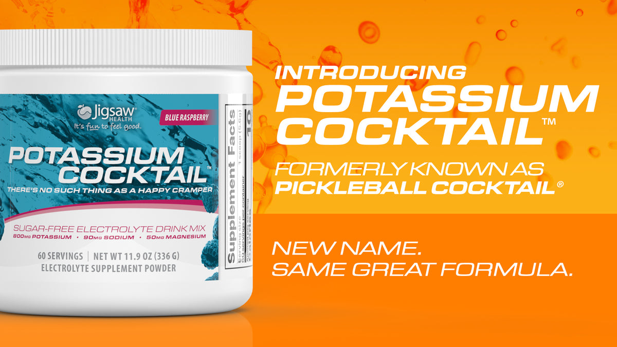 Blog - Jigsaw Pickleball Cocktail is Now Jigsaw Potassium Cocktail!