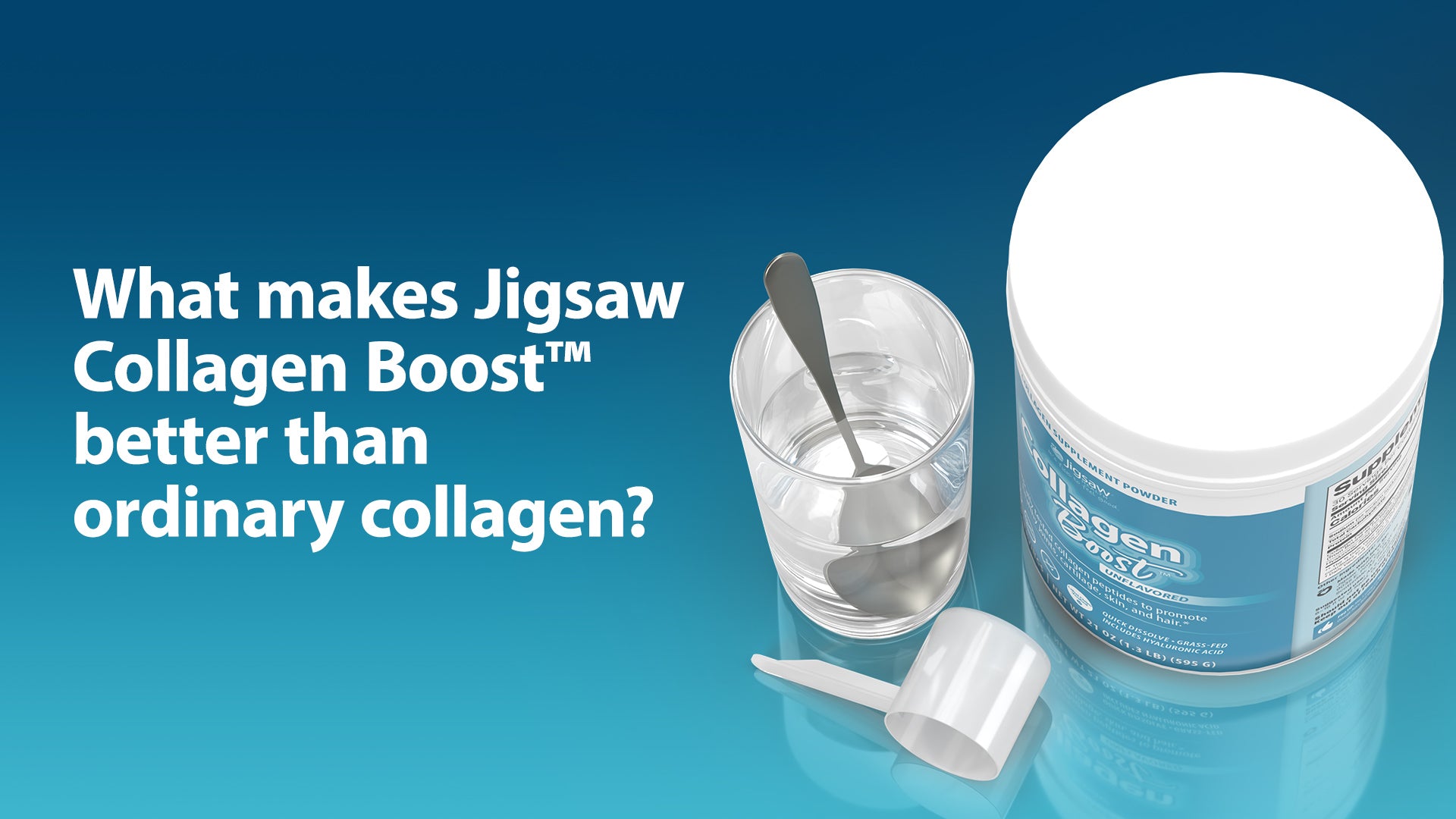 What makes Jigsaw Collagen Boost better than ordinary collagen?