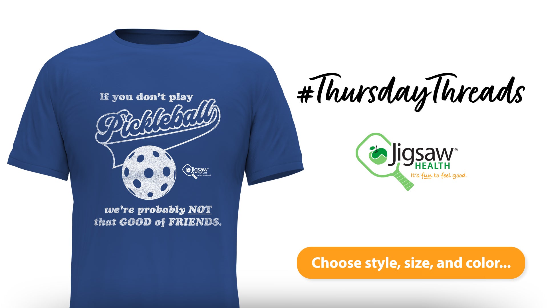 If you don't play Pickleball, we're probably not that good of friends | #ThursdayThreads