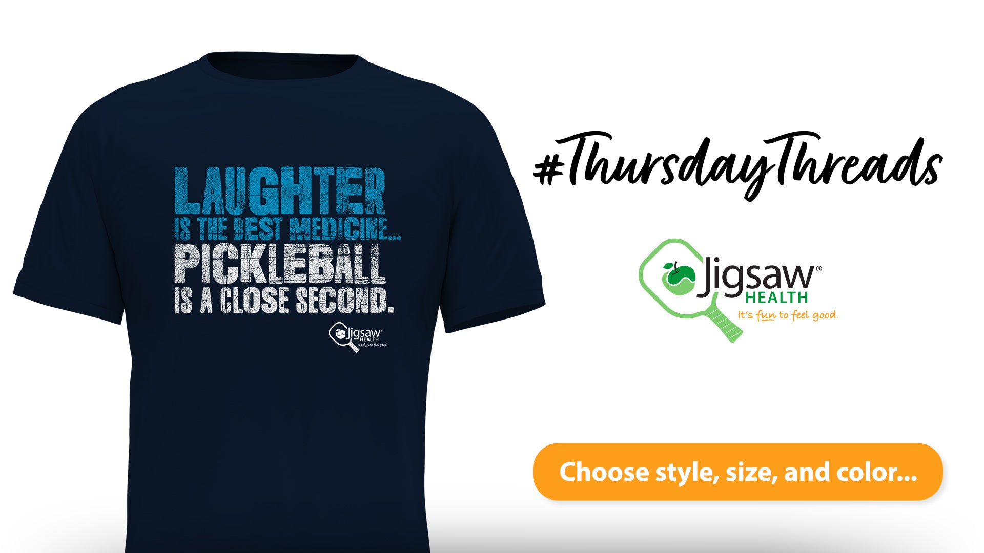 Laughter is the best medicine... Pickleball is a close second. | #ThursdayThreads