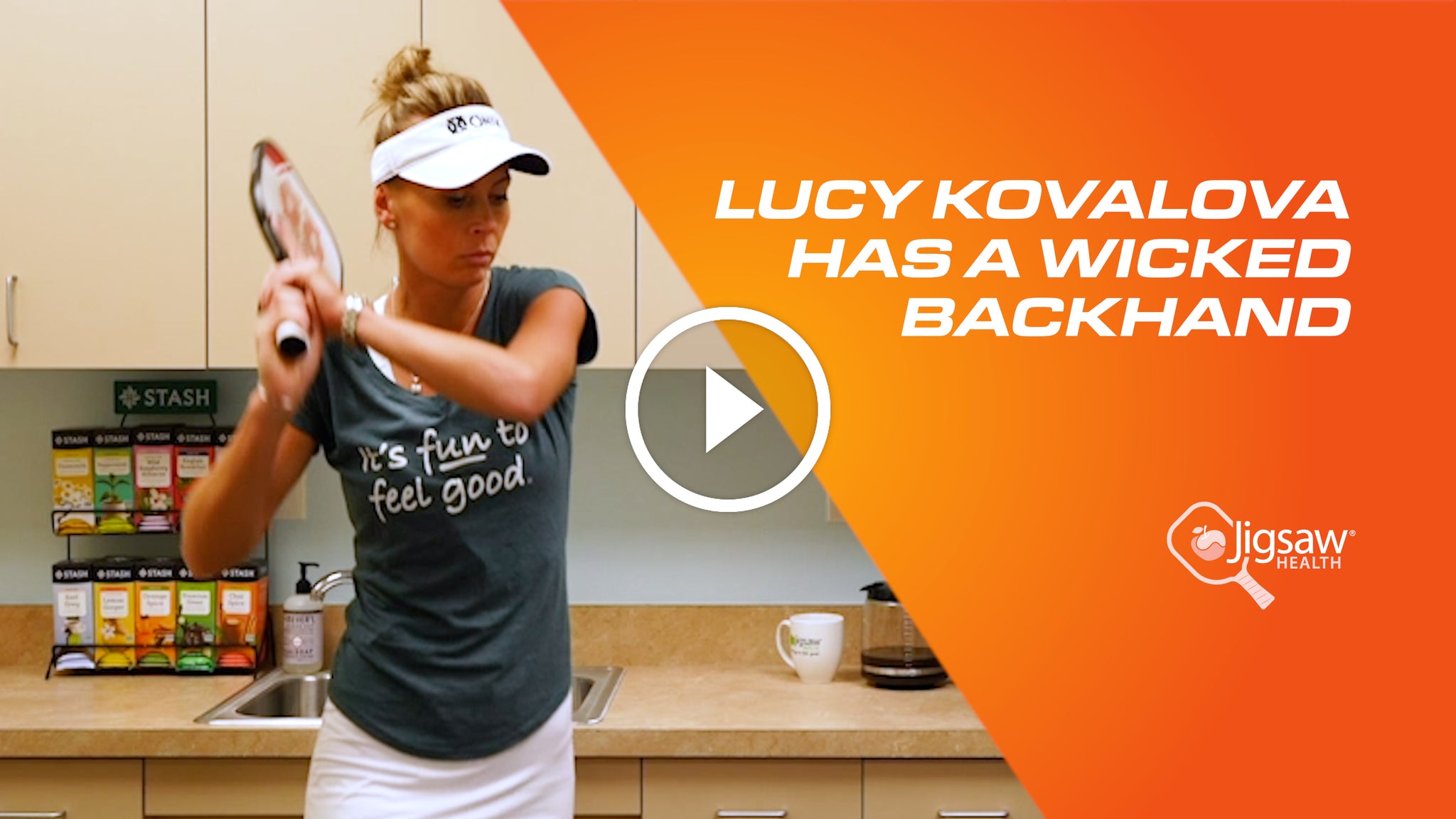 Lucy Kovalova Has A Wicked Backhand | We Love Pickleball, Too