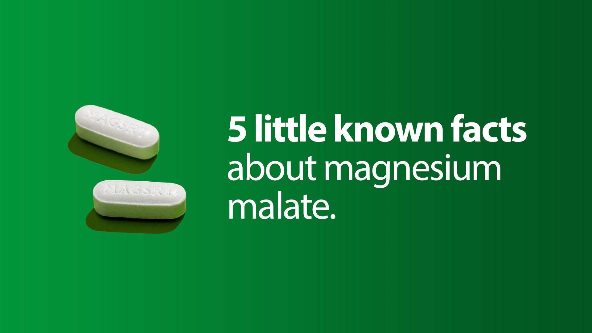 5 Little Known Facts About Magnesium Malate