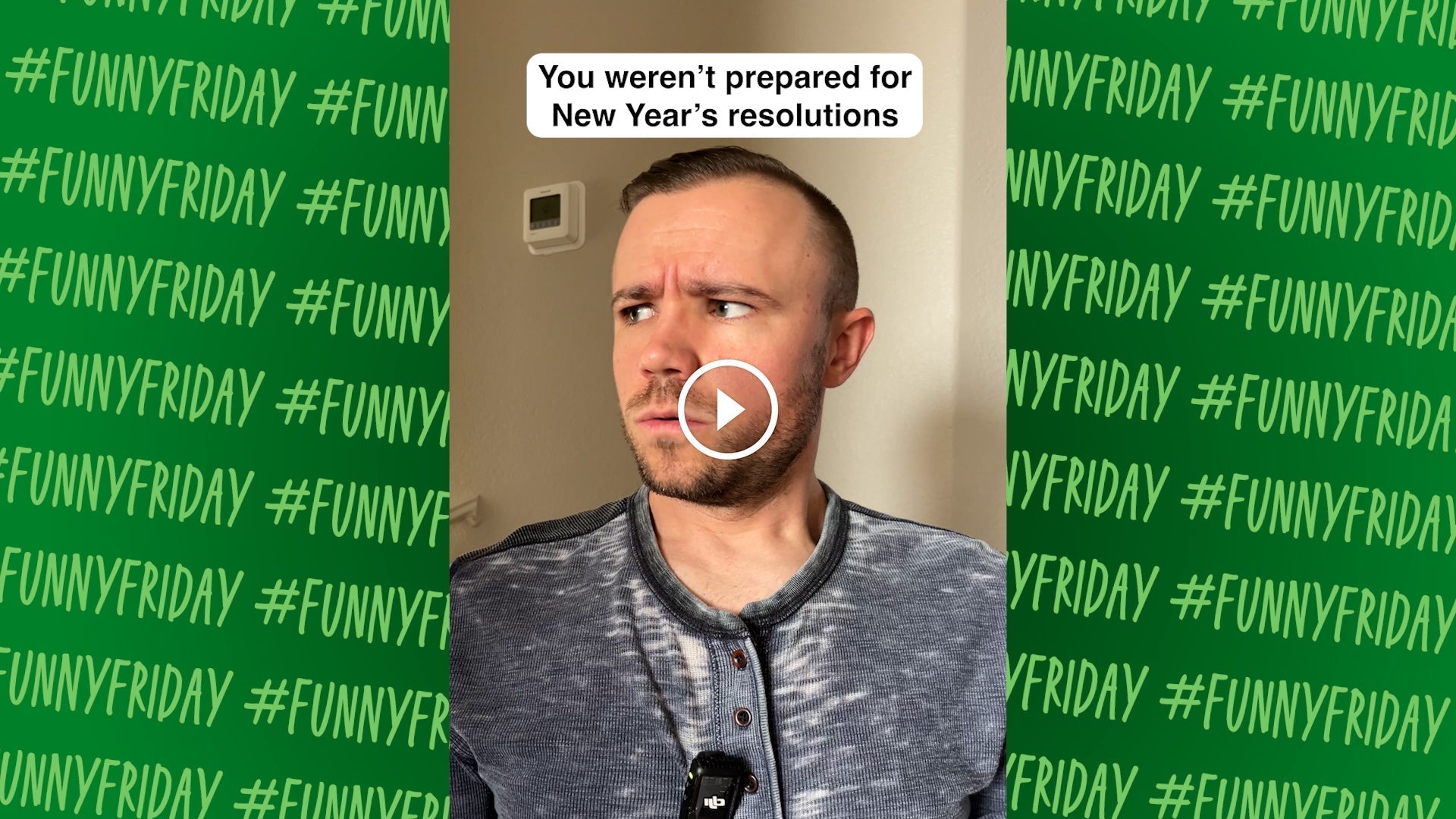 You weren't prepared for New Year's Resolutions #FunnyFriday