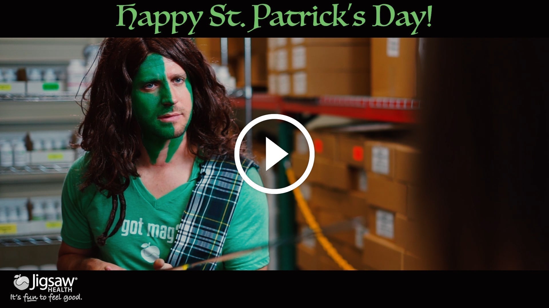Patrick Goes Full Braveheart for St. Patrick's Day #FunnyFriday