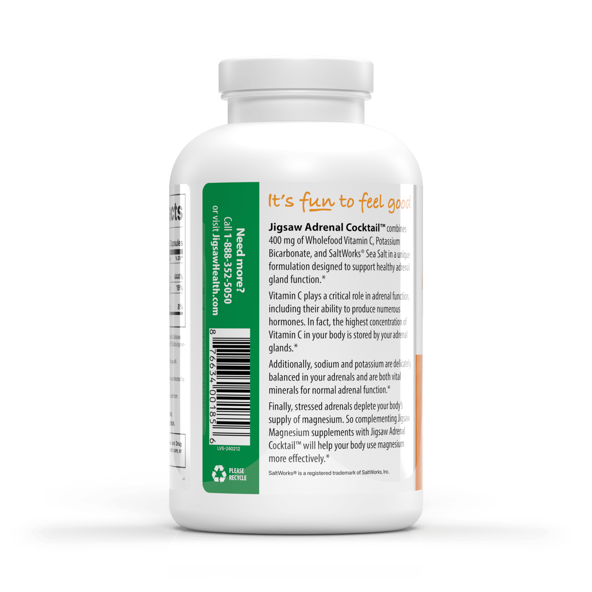 Jigsaw Health Jigsaw Adrenal Cocktail™ + Wholefood Vitamin C