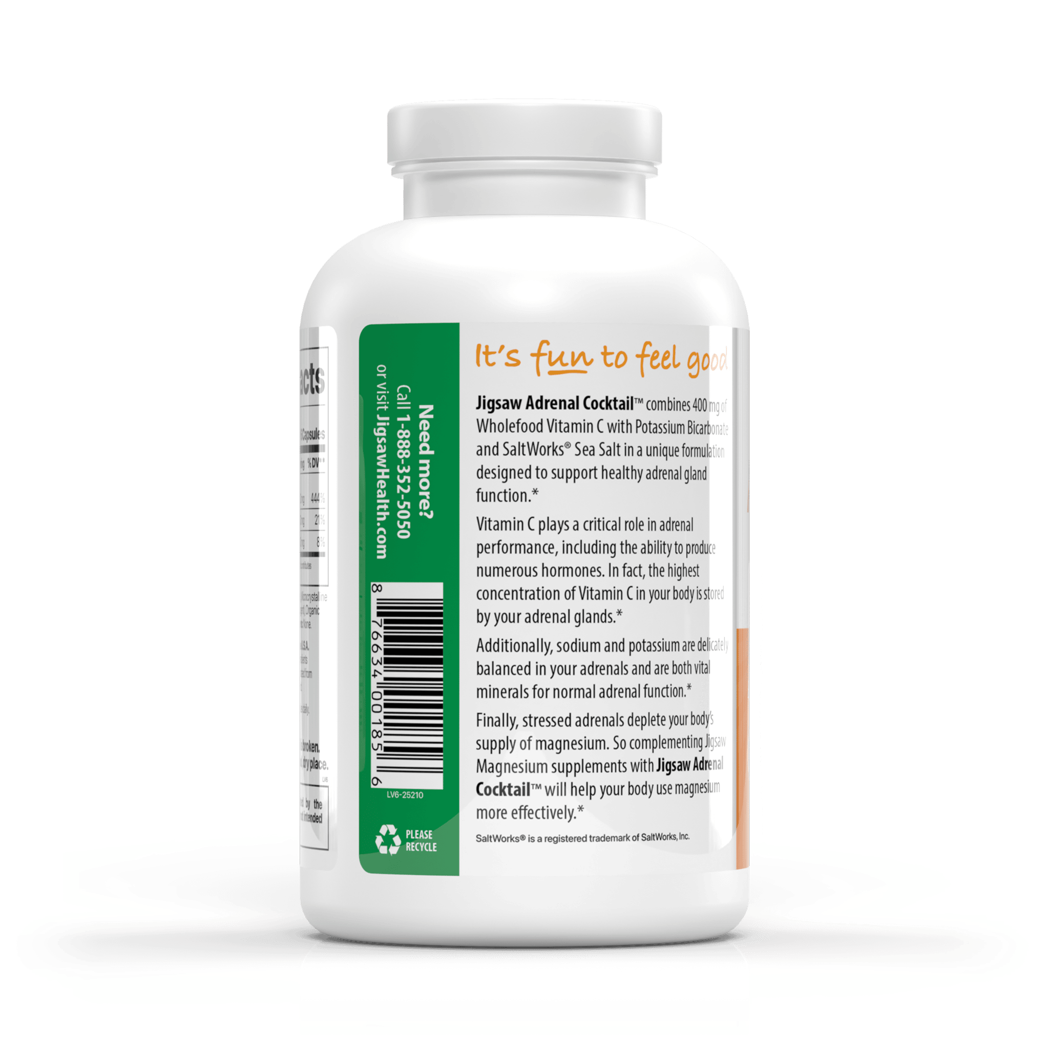 Jigsaw Adrenal Cocktail Capsules bottle