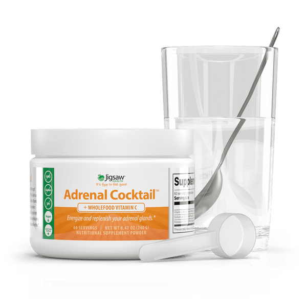 Jigsaw Adrenal Cocktail™ + Wholefood Vitamin C | Adrenal Support Jigsaw Adrenal Cocktail™ + Wholefood Vitamin C | Adrenal Support