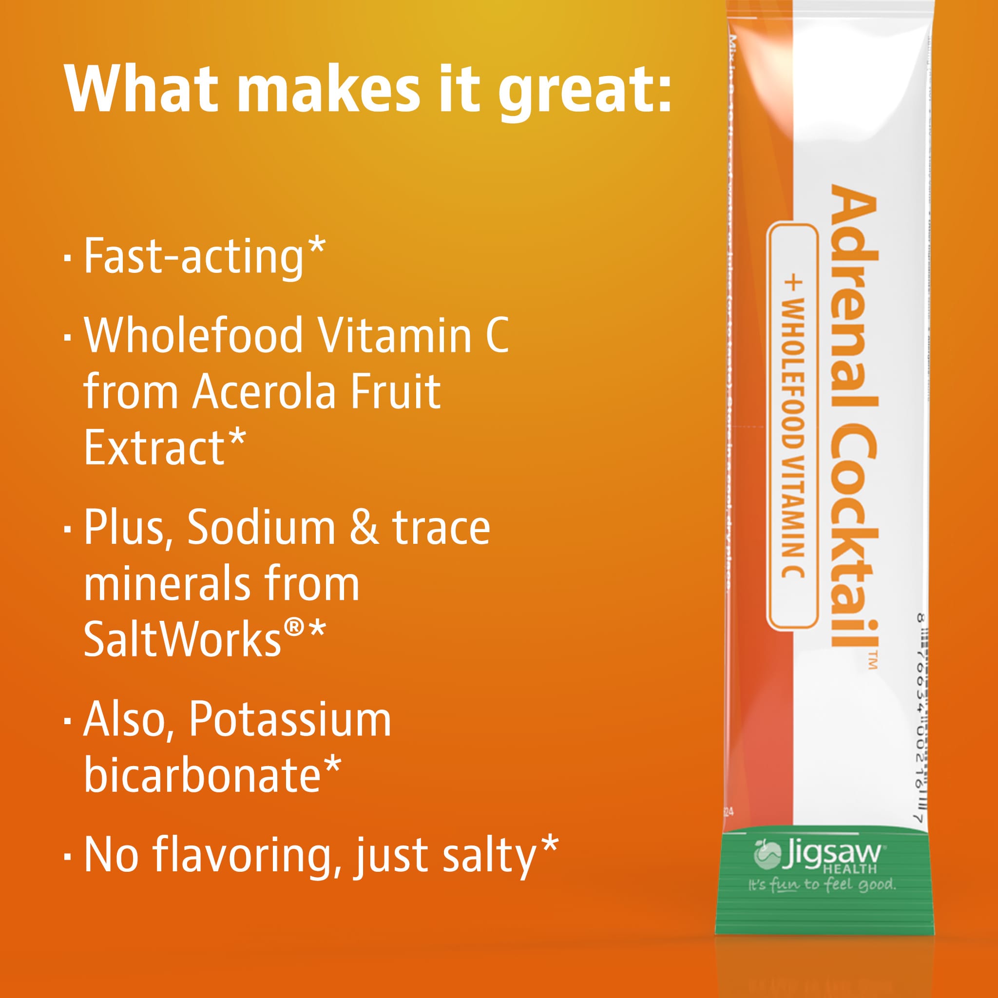 Jigsaw Adrenal Cocktail™ + Wholefood Vitamin CPackets - View 4