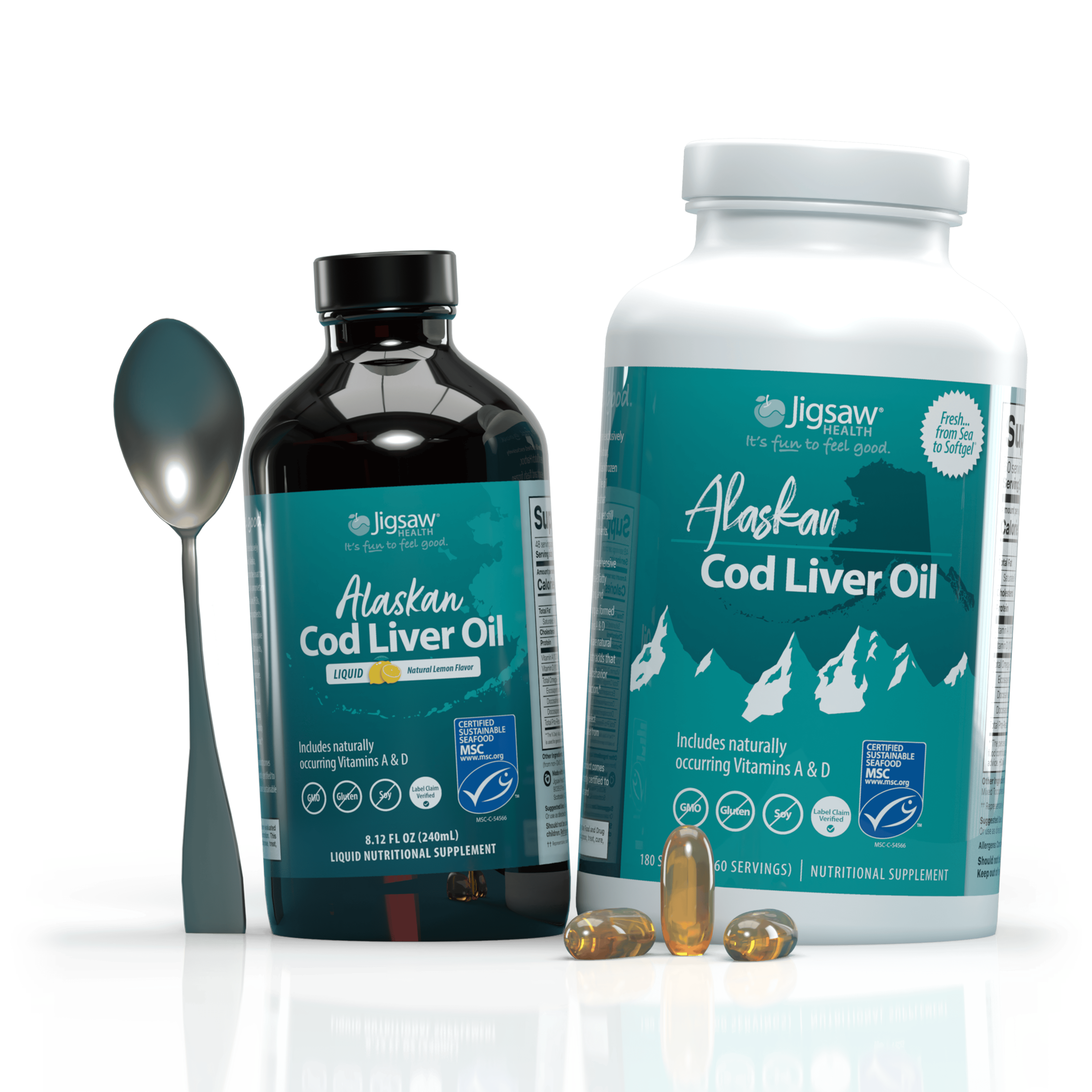 Desktop Product Image for Jigsaw Alaskan Cod Liver Oil™