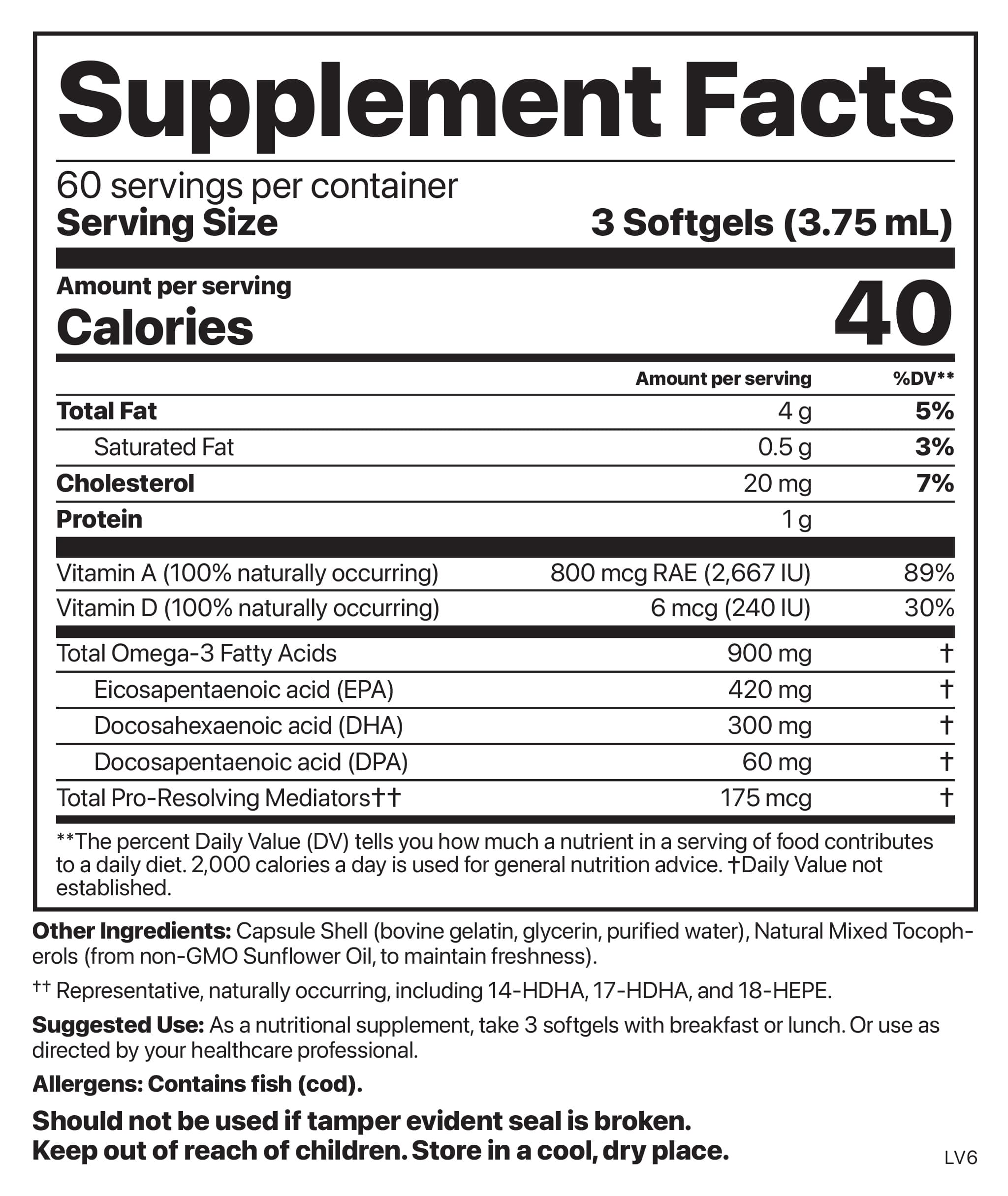 Supplement Facts image