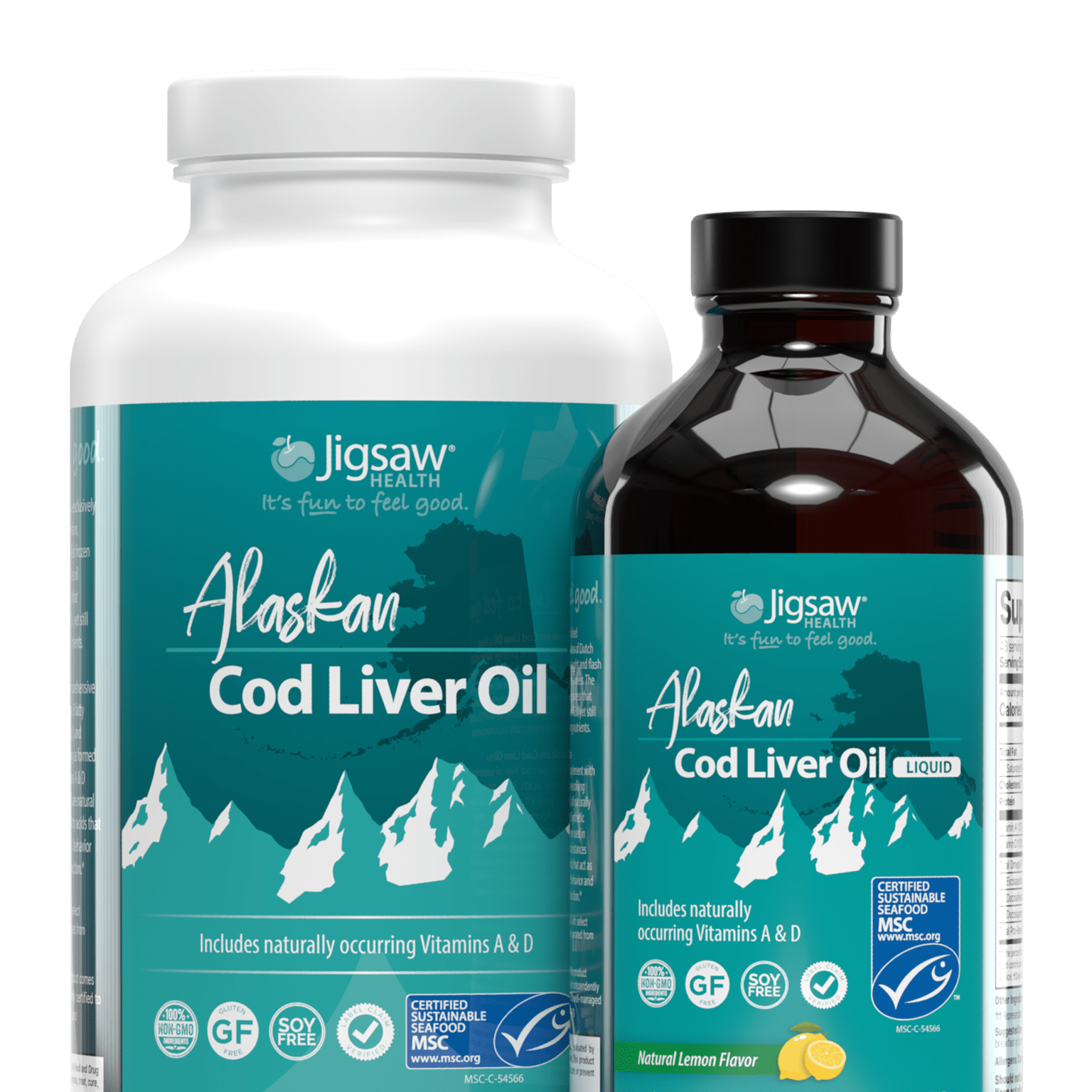 Digsaw Cod Jigsaw Alaskan Cod Liver Oil™ | Fish Oil | Omega-3 Supplement