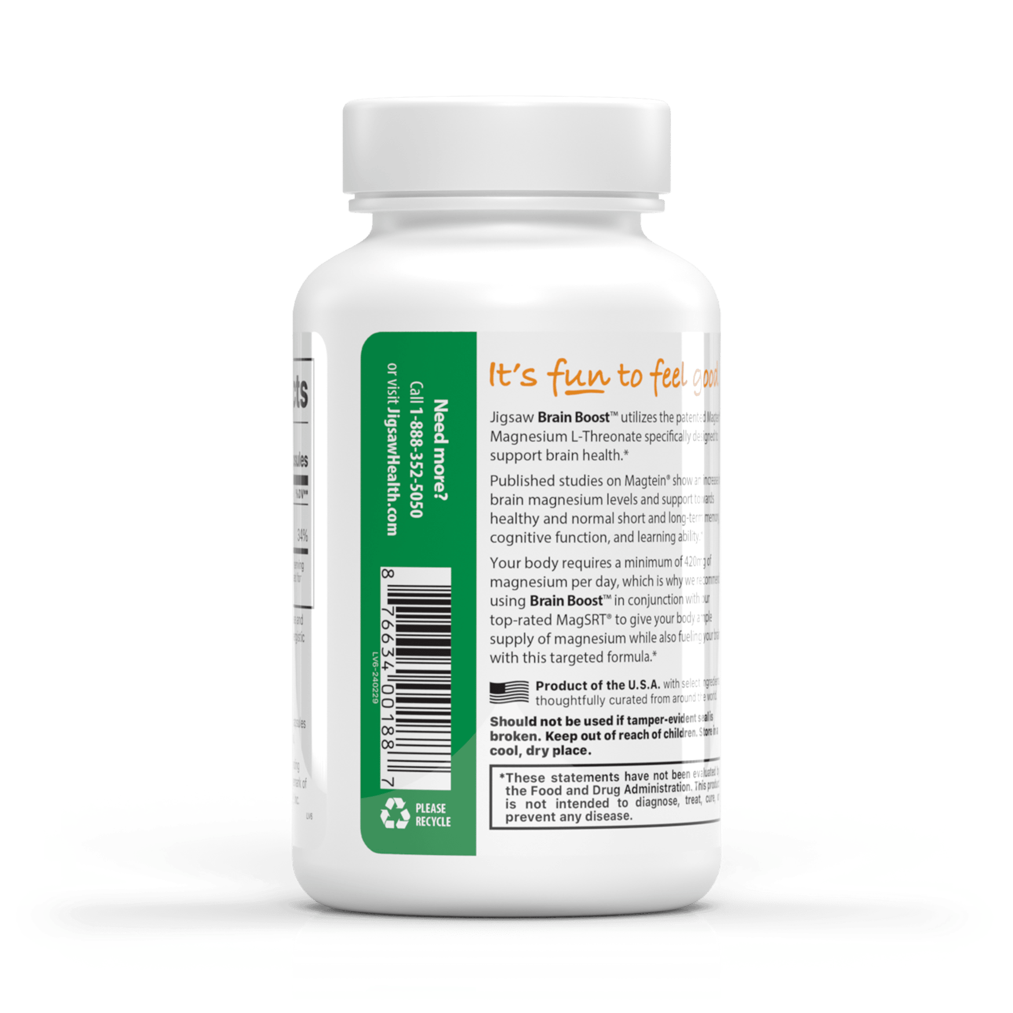 Jigsaw Brain Boost bottle