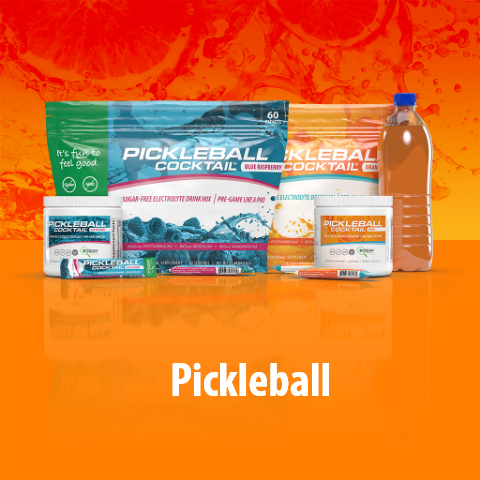Various Jigsaw Pickleball Cocktail products on display above text 