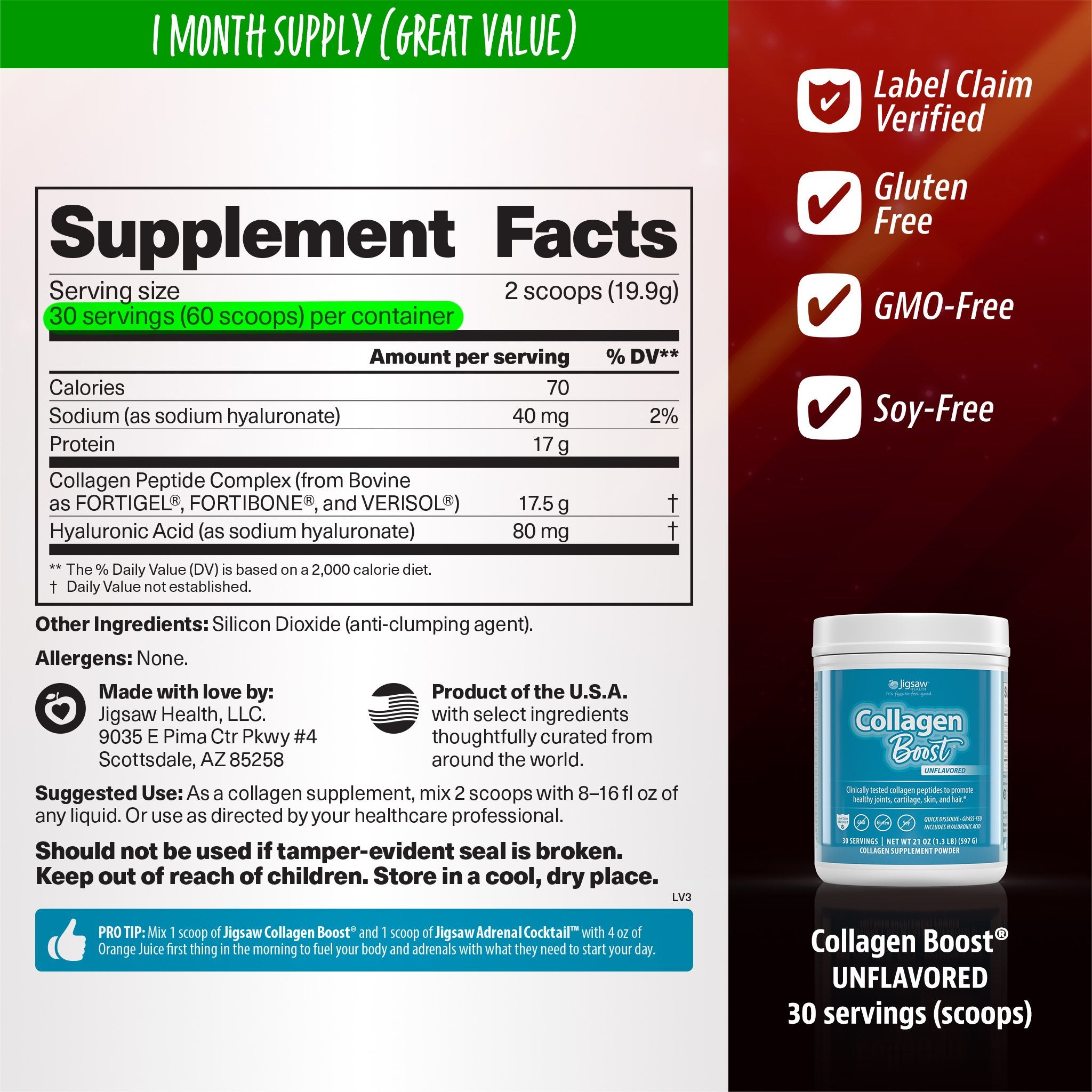 Jigsaw Health Collagen Boost®