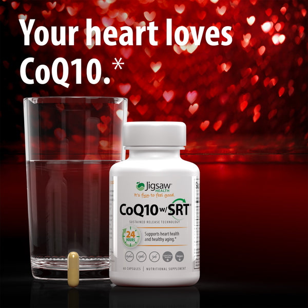 Jigsaw CoQ10 w/SRT | Timed Release CoQ10 Supplement | MicroActive Jigsaw CoQ10 w/SRT | Timed Release CoQ10 Supplement | MicroActive
