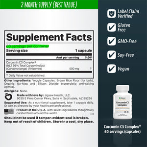 Jigsaw Health Jigsaw Curcumin C3 Complex®