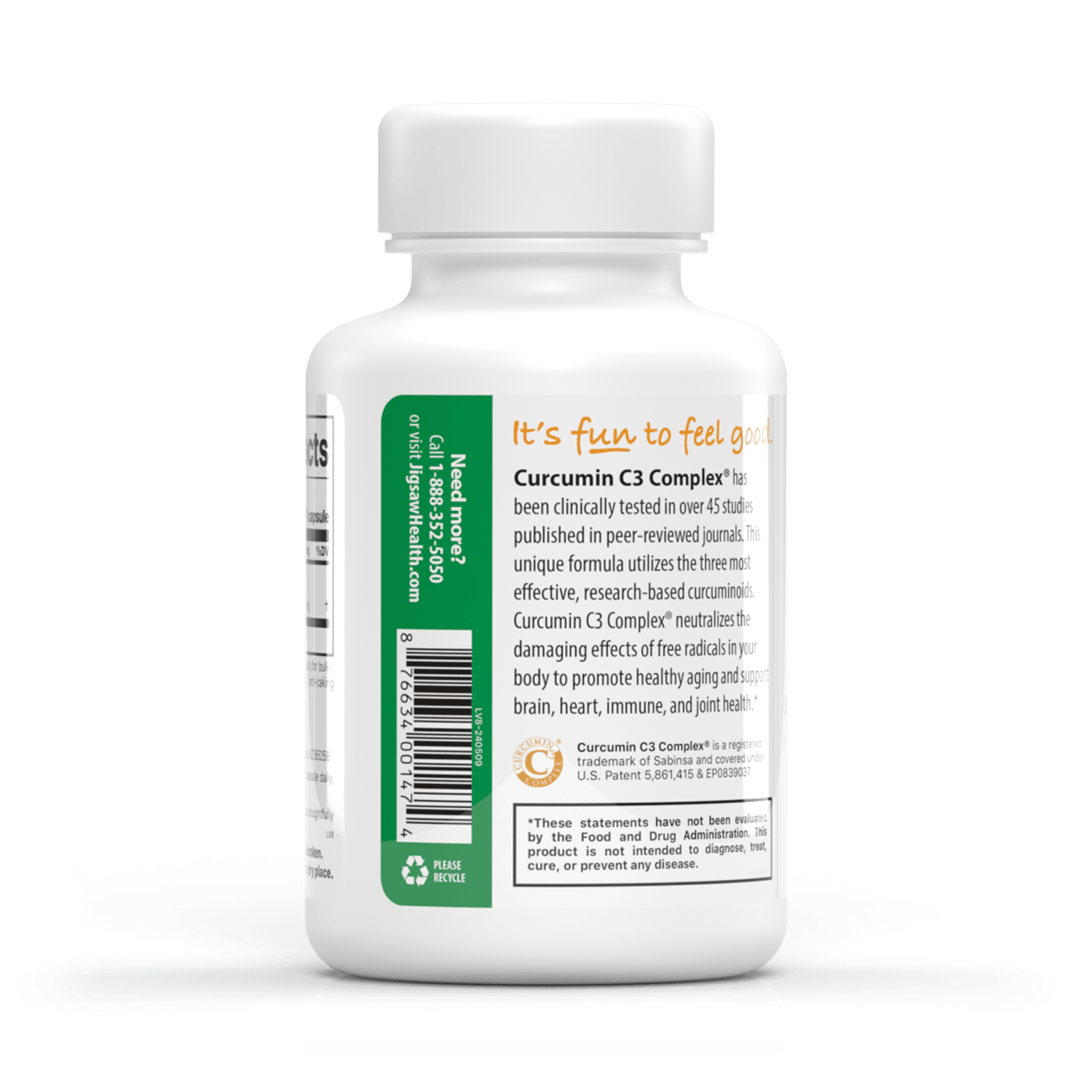 Jigsaw Curcumin C3 Complex bottle